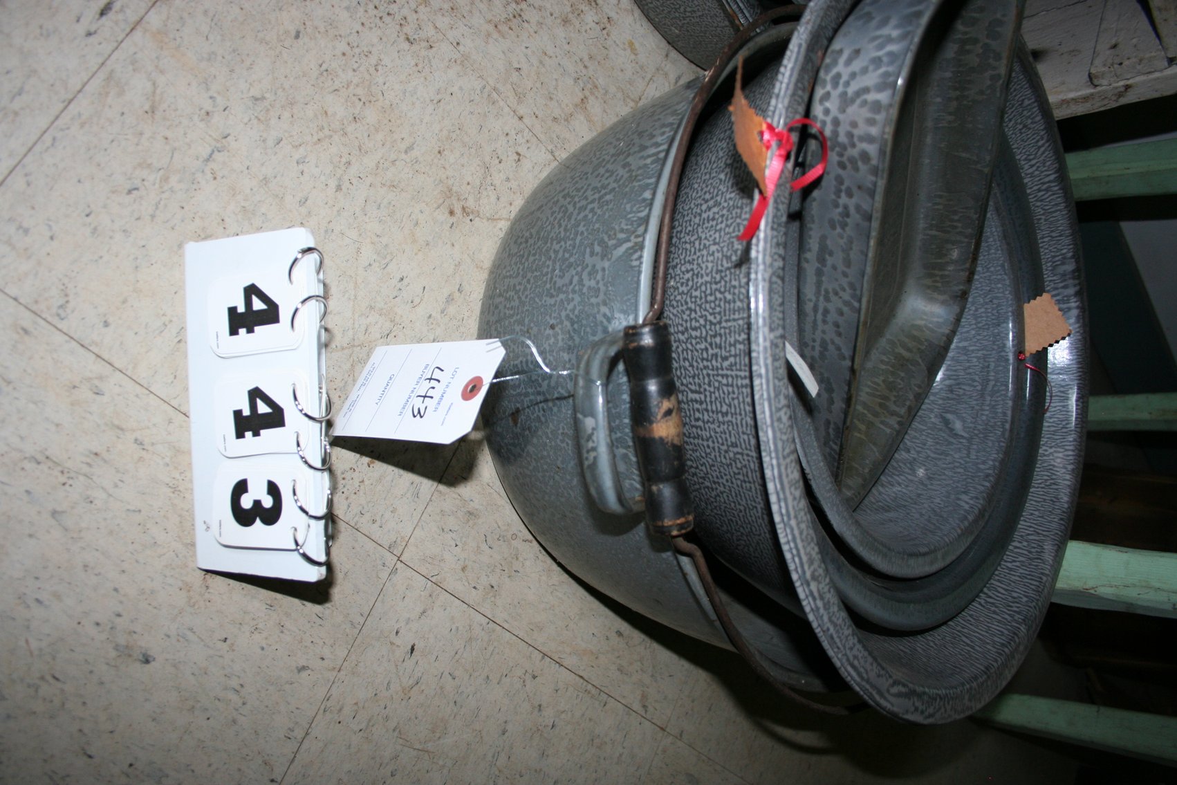 Image for Large Gray Enamel Ware