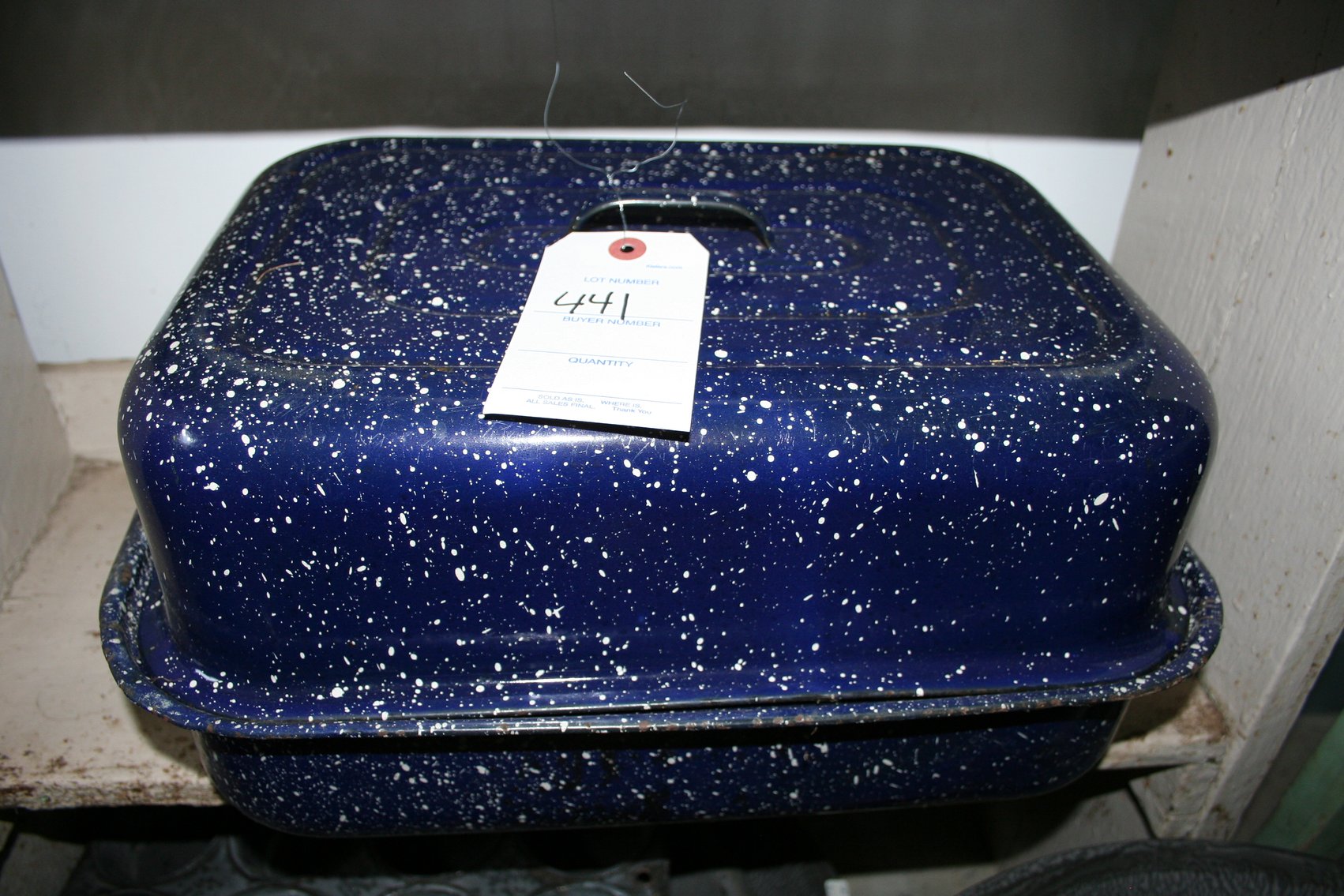 Image for Blue Enamel Ware Roaster