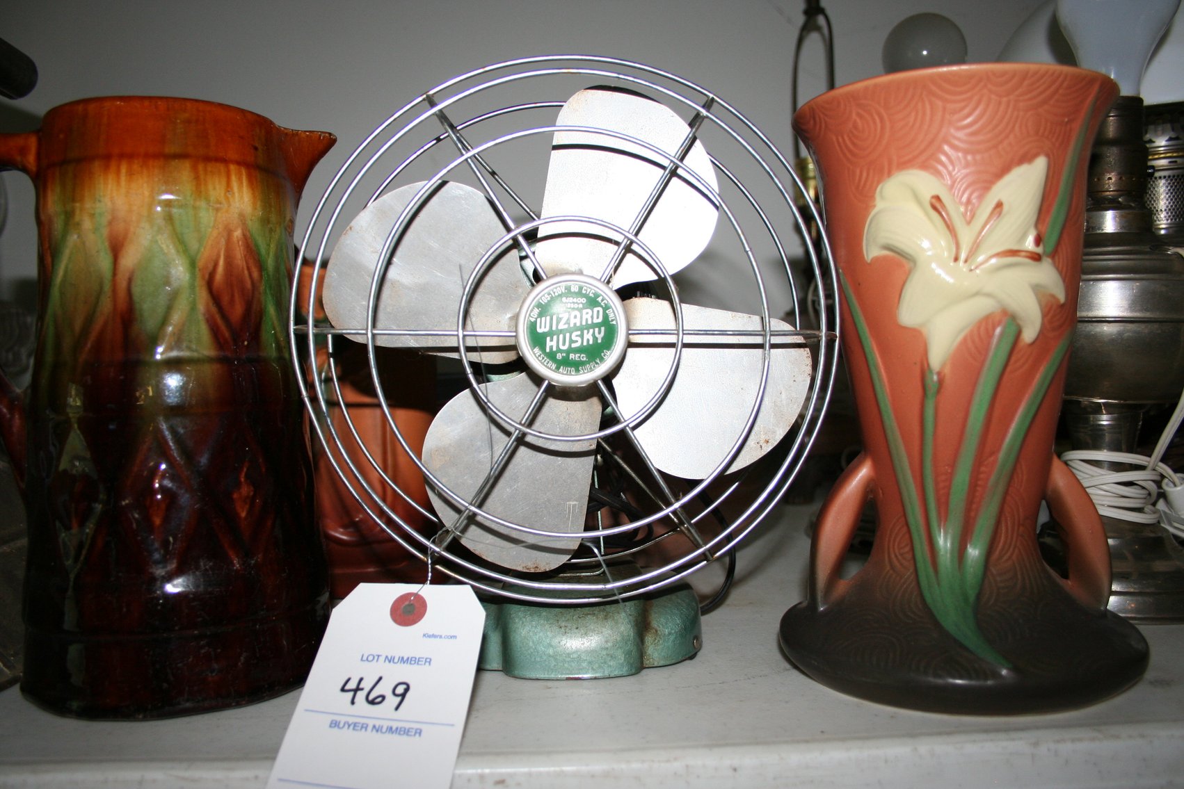Image for Vintage Wizard Fan / Misc Roseville / Weber Pottery