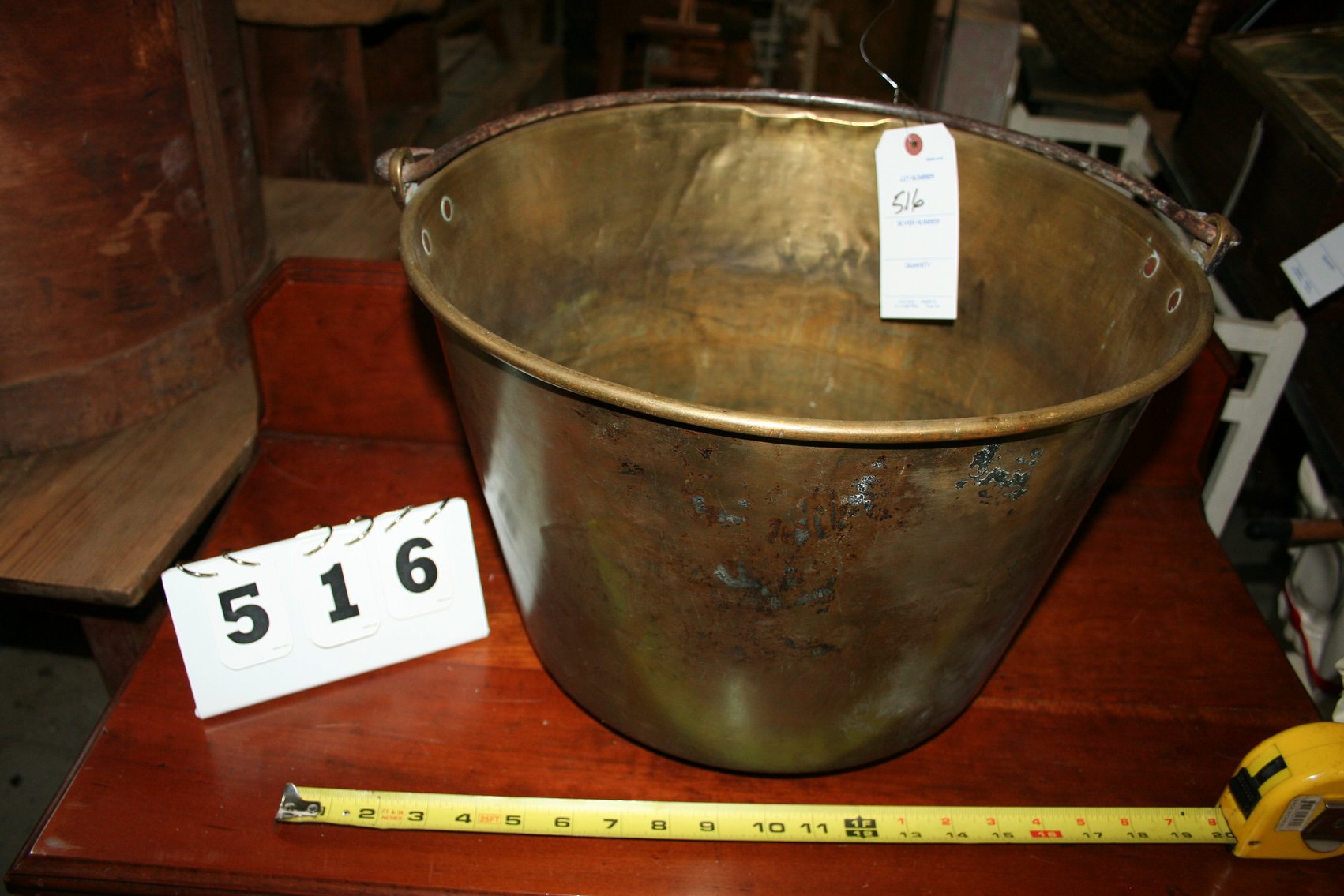 Image for Brass Kettle Iron Handle