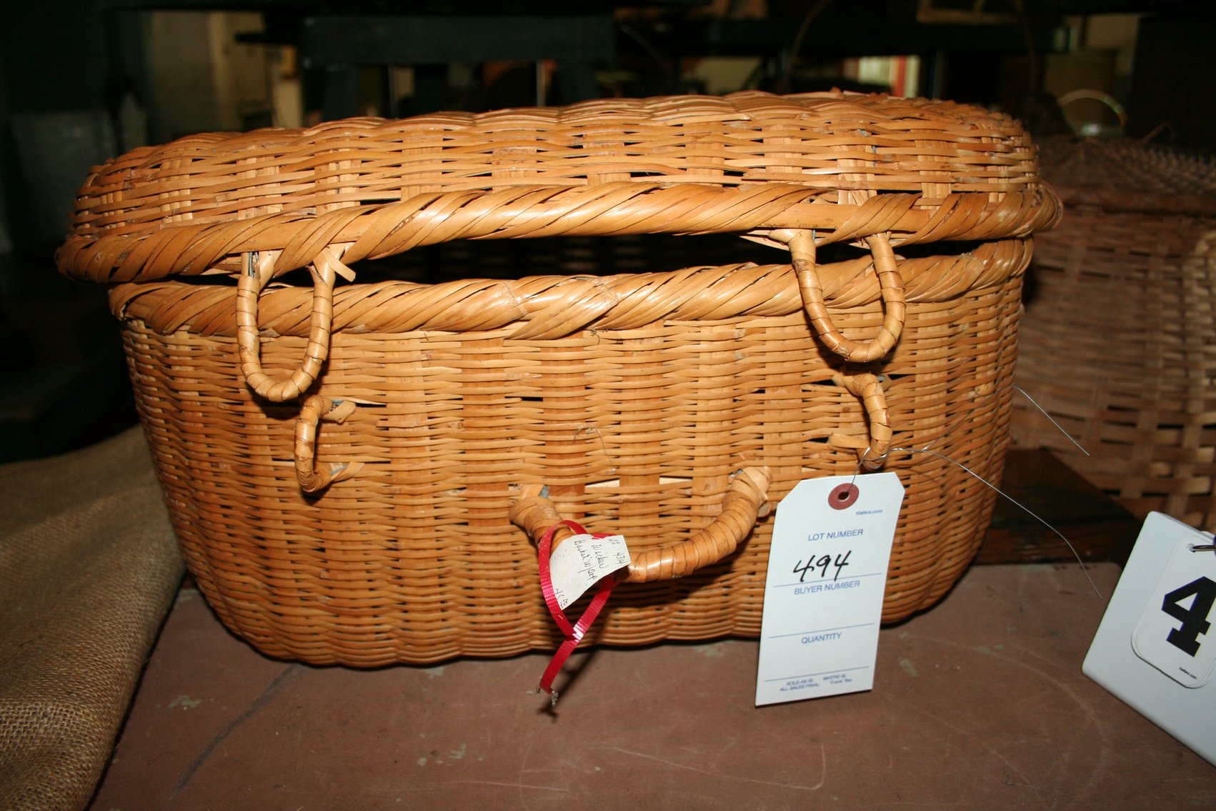 Image for Wicker Basket & Top