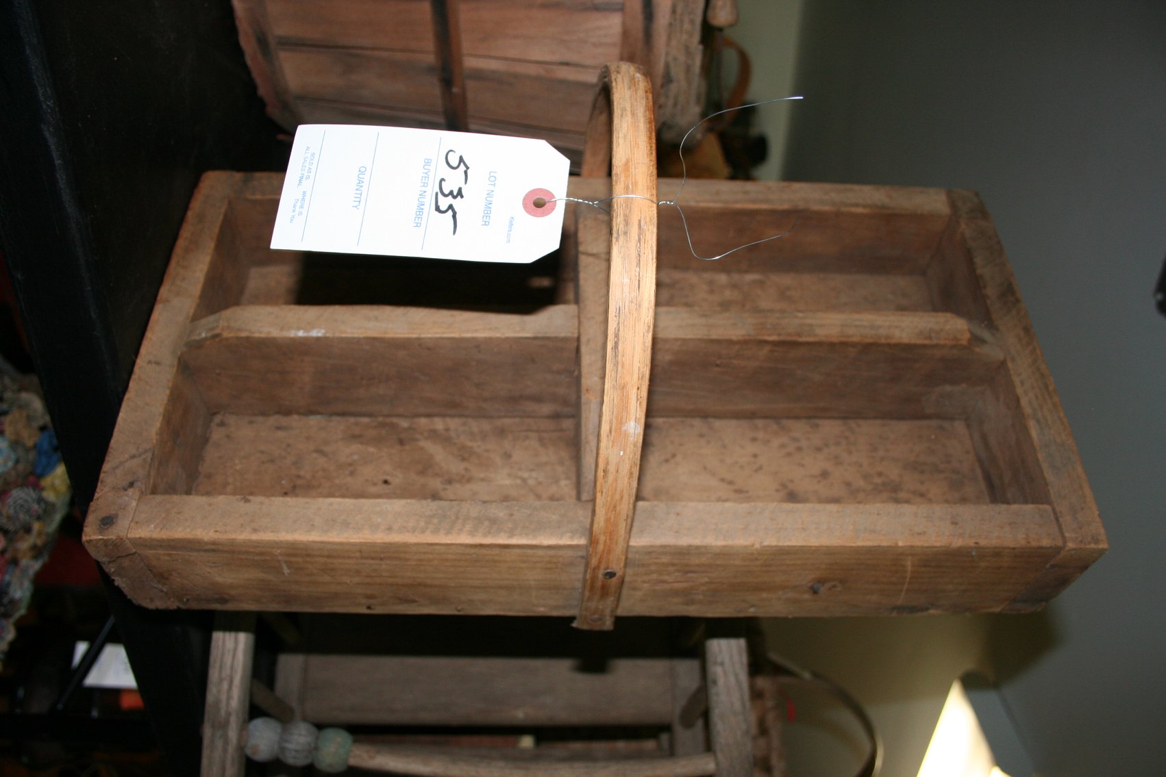 Image for Wooden Crate & Handle
