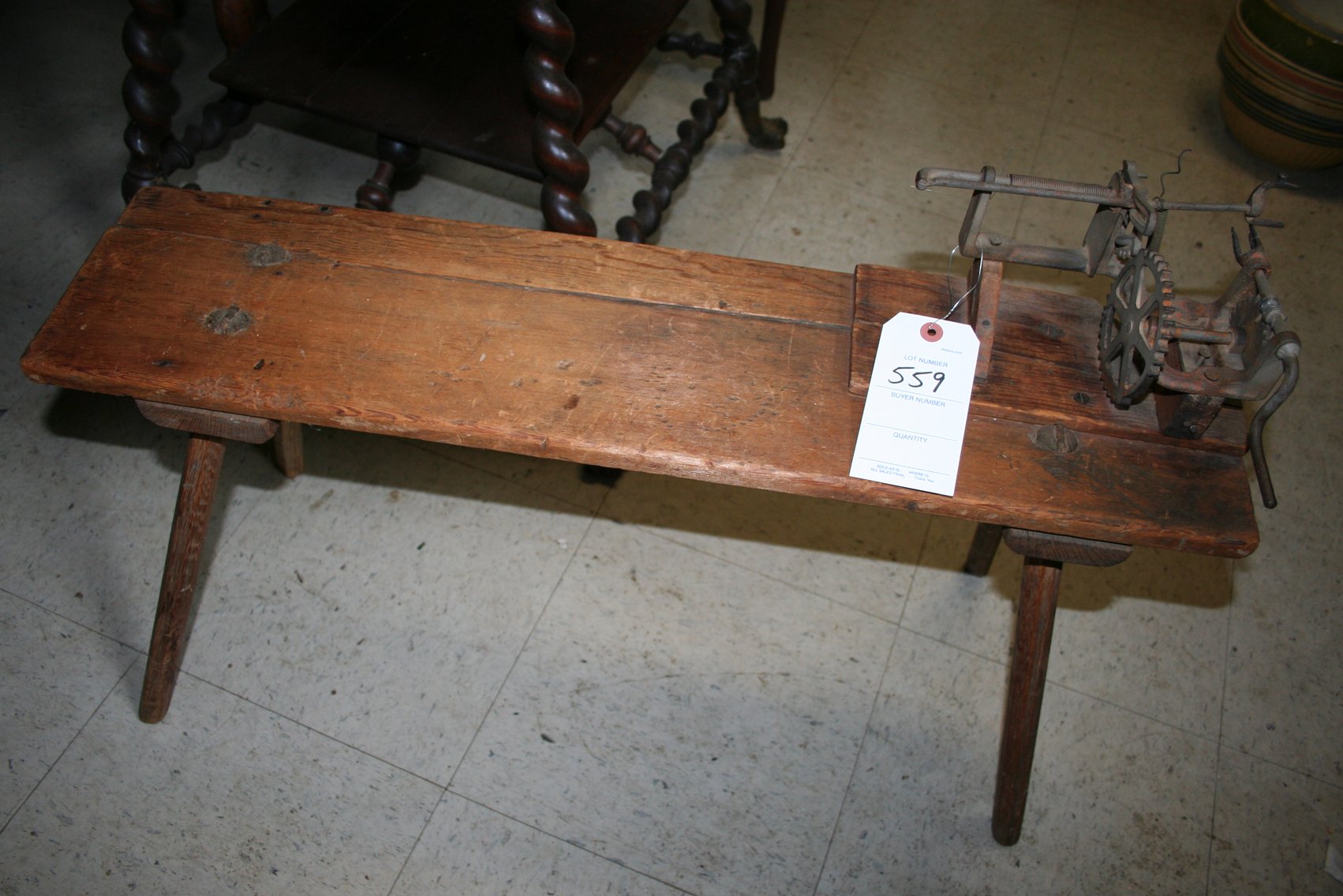 Image for Apple Peeler & Bench