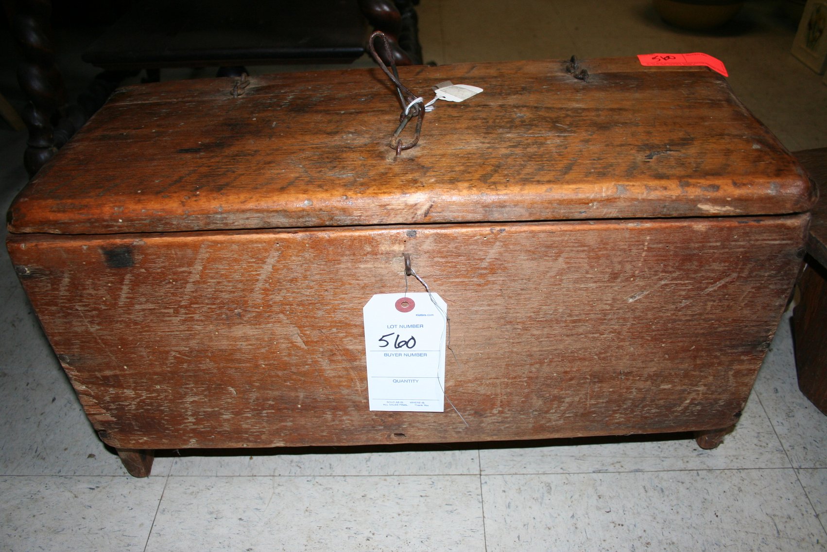 Image for Wooden Box Hinged / Wooden Foot Stool