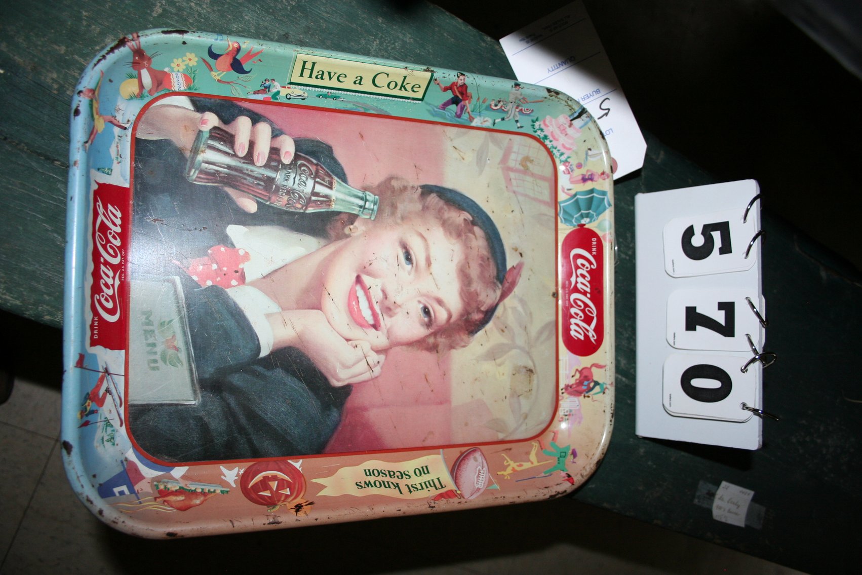 Image for Vintage Coca Cola Tray