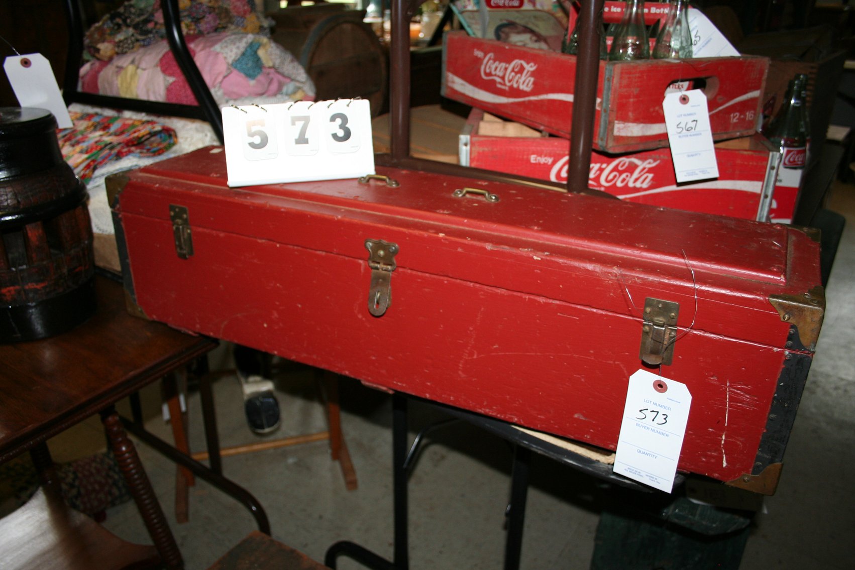 Image for Antique Wooden Carpenters Box