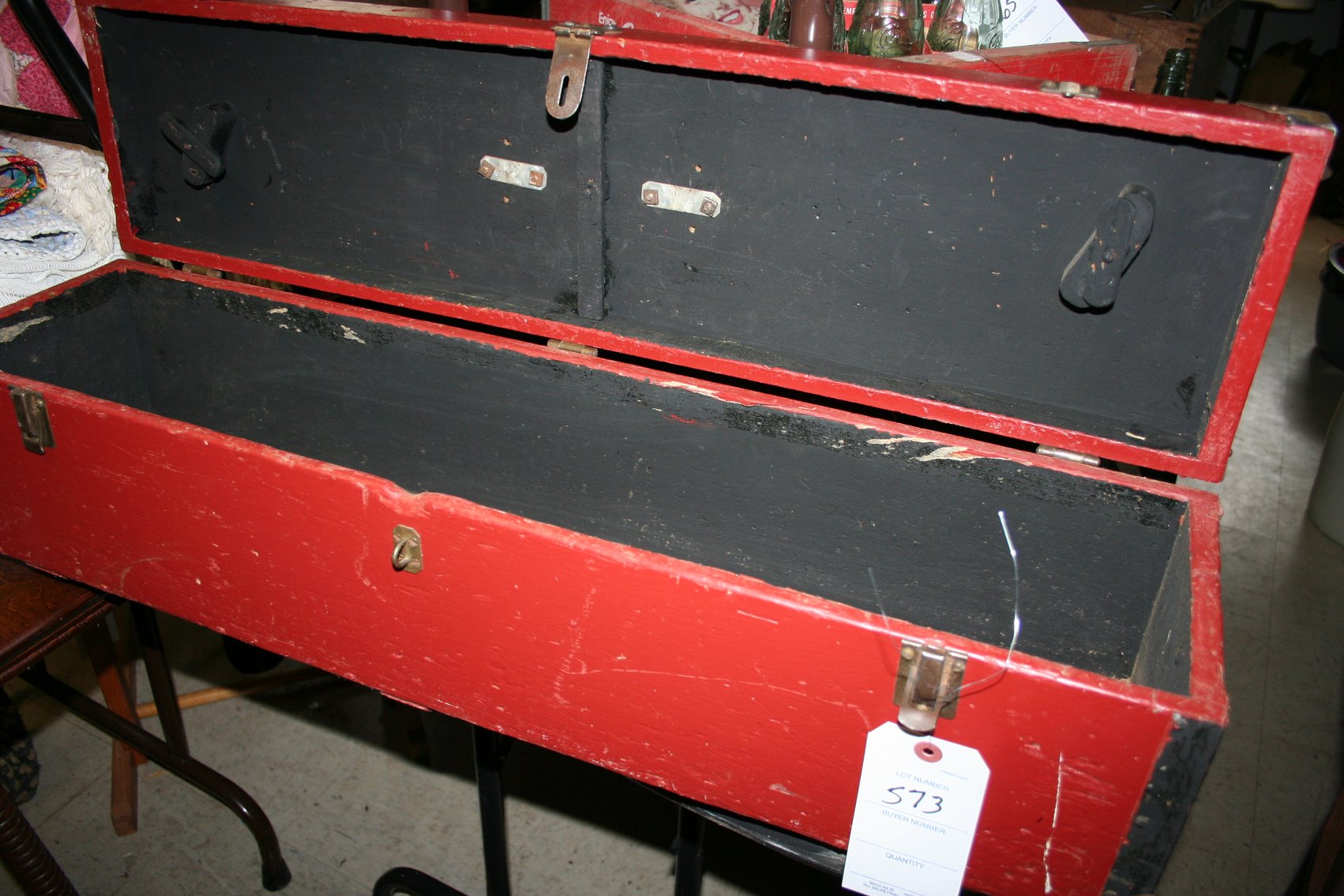 Image for Antique Wooden Carpenters Box