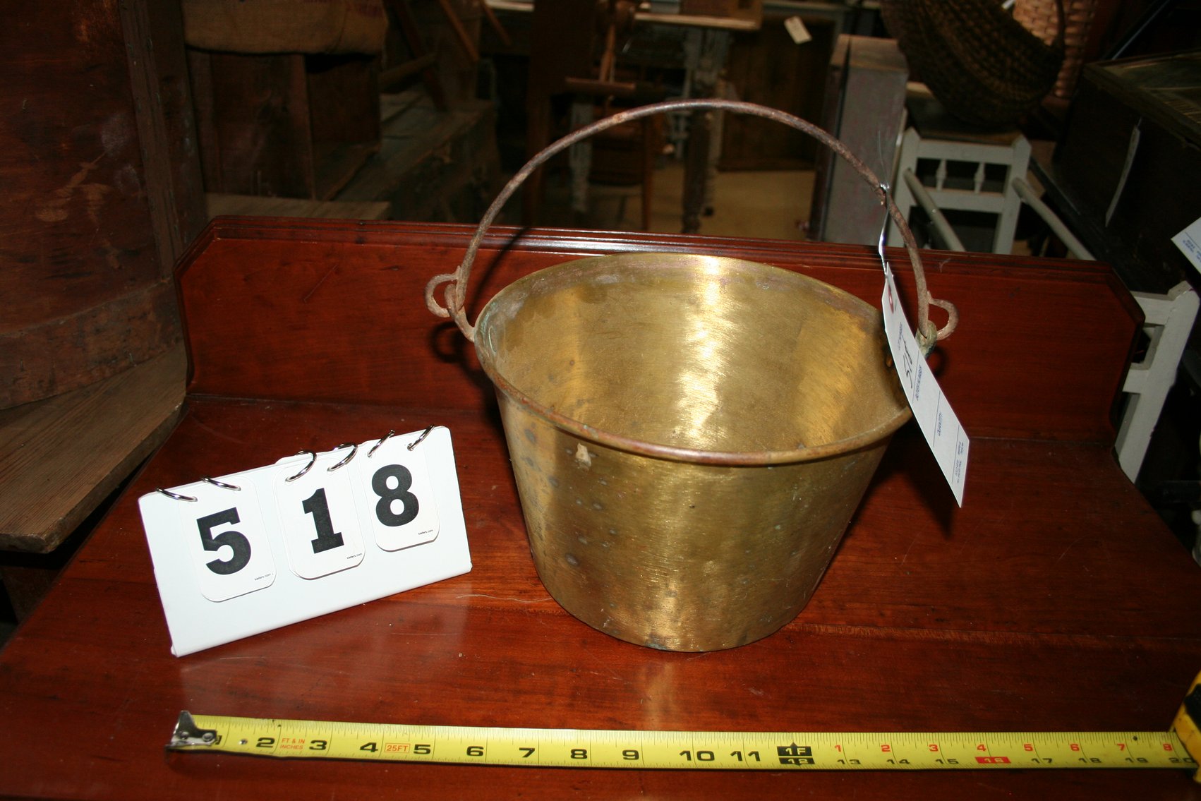 Image for Brass Kettle Iron Handle