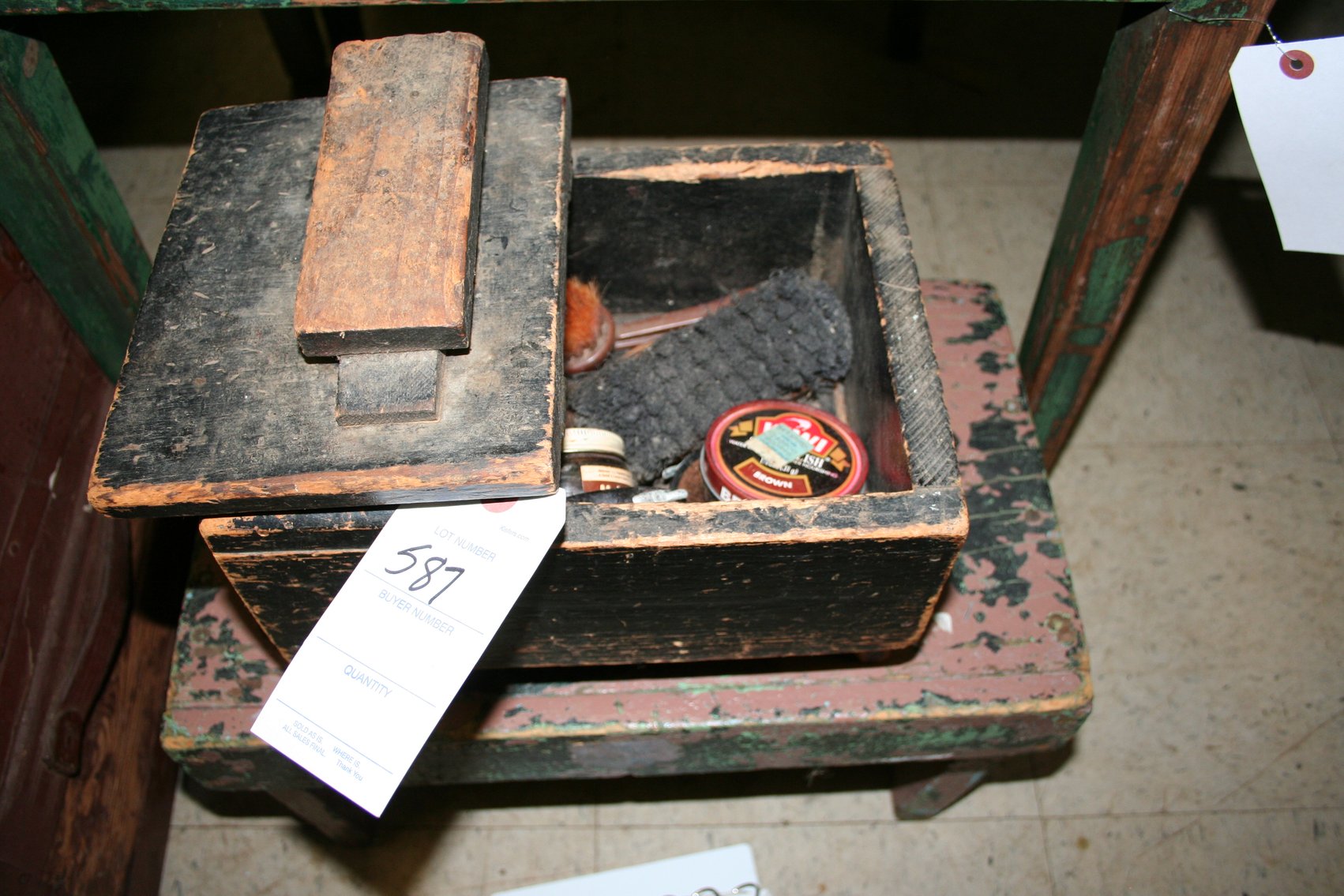 Image for Shoe Shine Box / Foot Stool