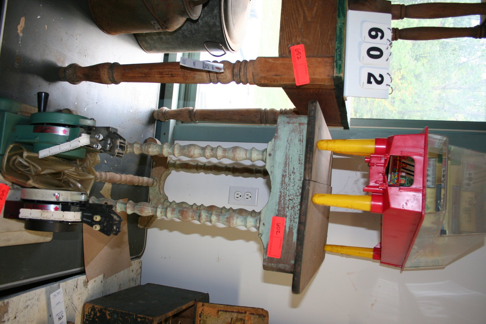 Image for Tables / Vintage Label Machines / Metal Desk