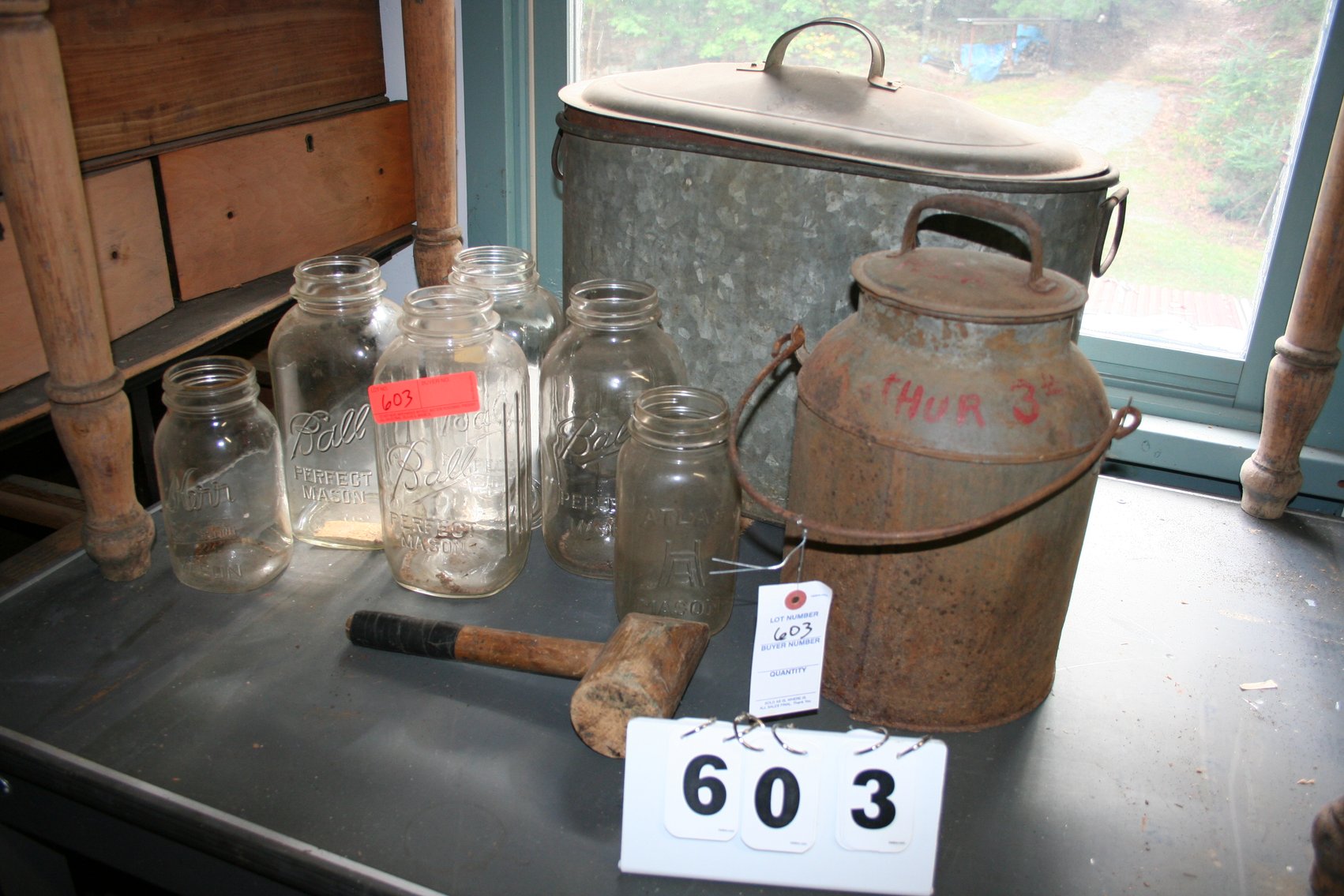 Image for Ham Cooker / Tin Milk Can / Ball Jars