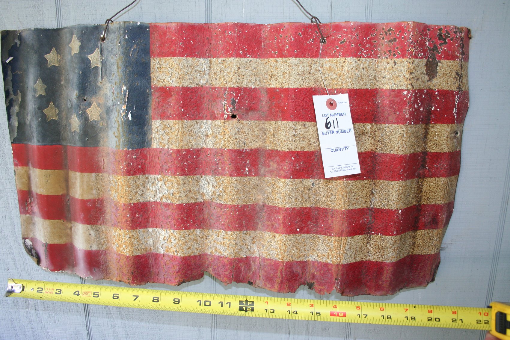 Image for Metal Flag Very Old