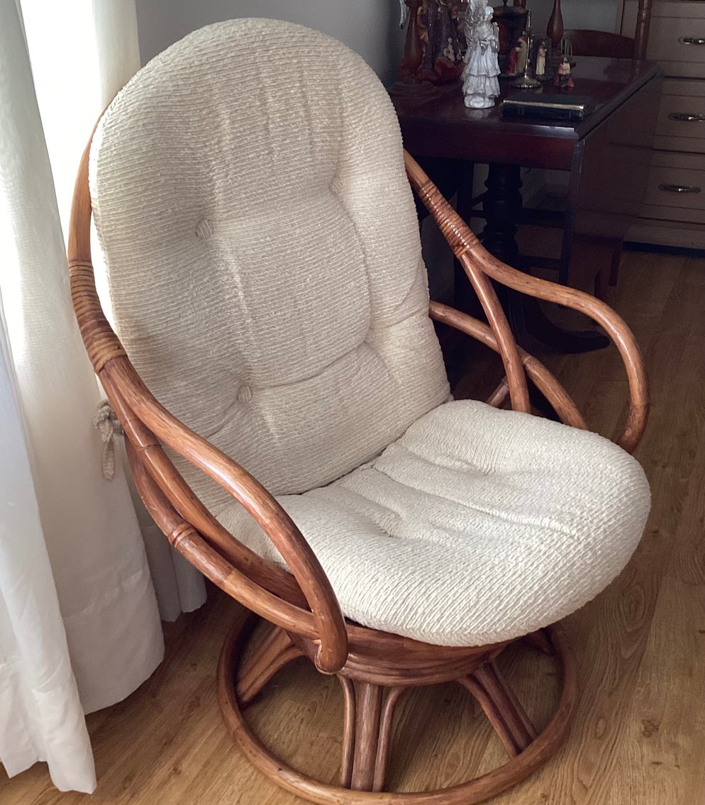 Image for Rattan Swivel Chair