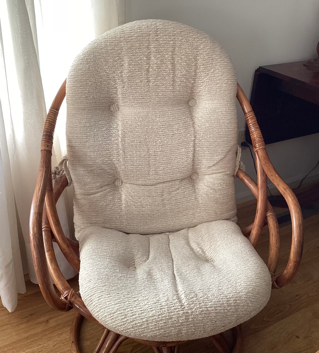 Image for Rattan Swivel Chair
