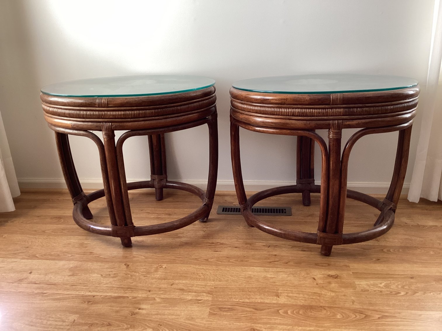 Image for Rattan End Tables - PAiR