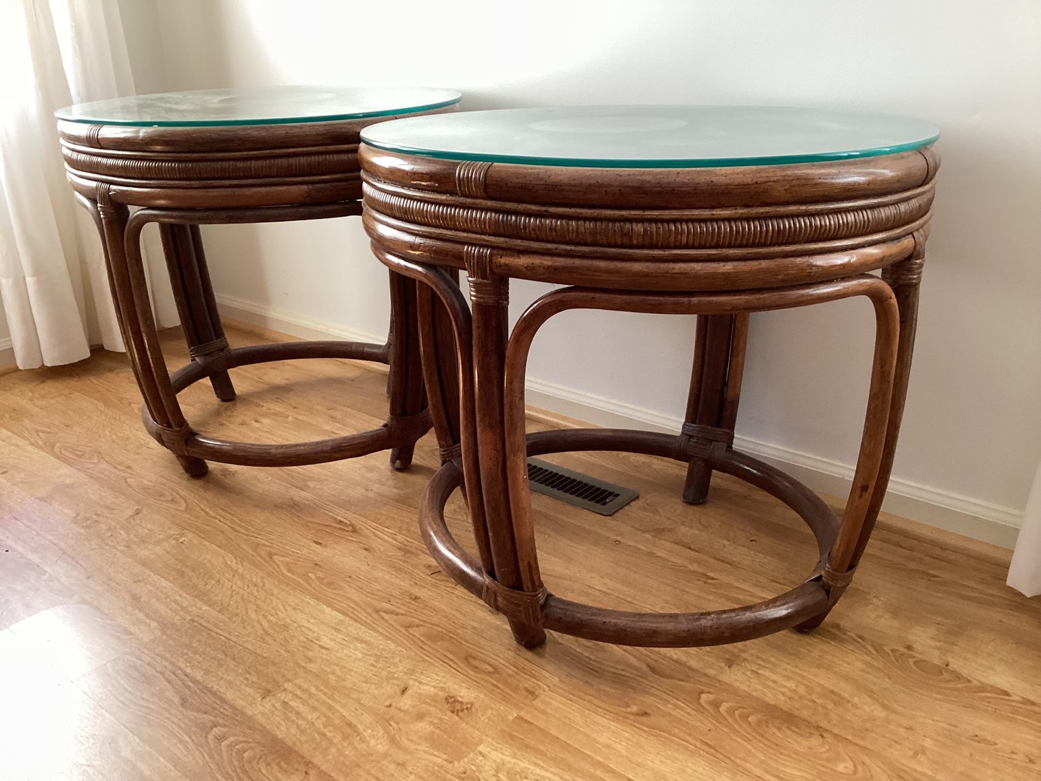Image for Rattan End Tables - PAiR