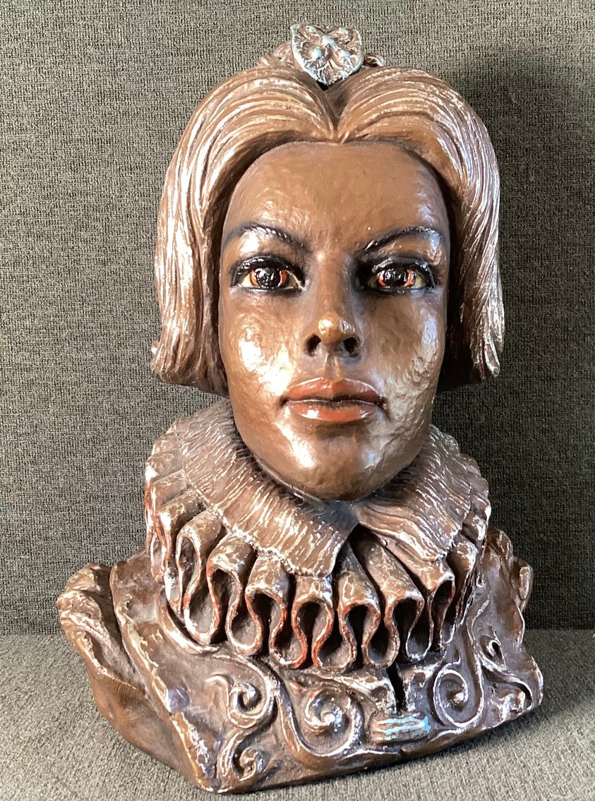 Image for Victorian Style Metal Bust