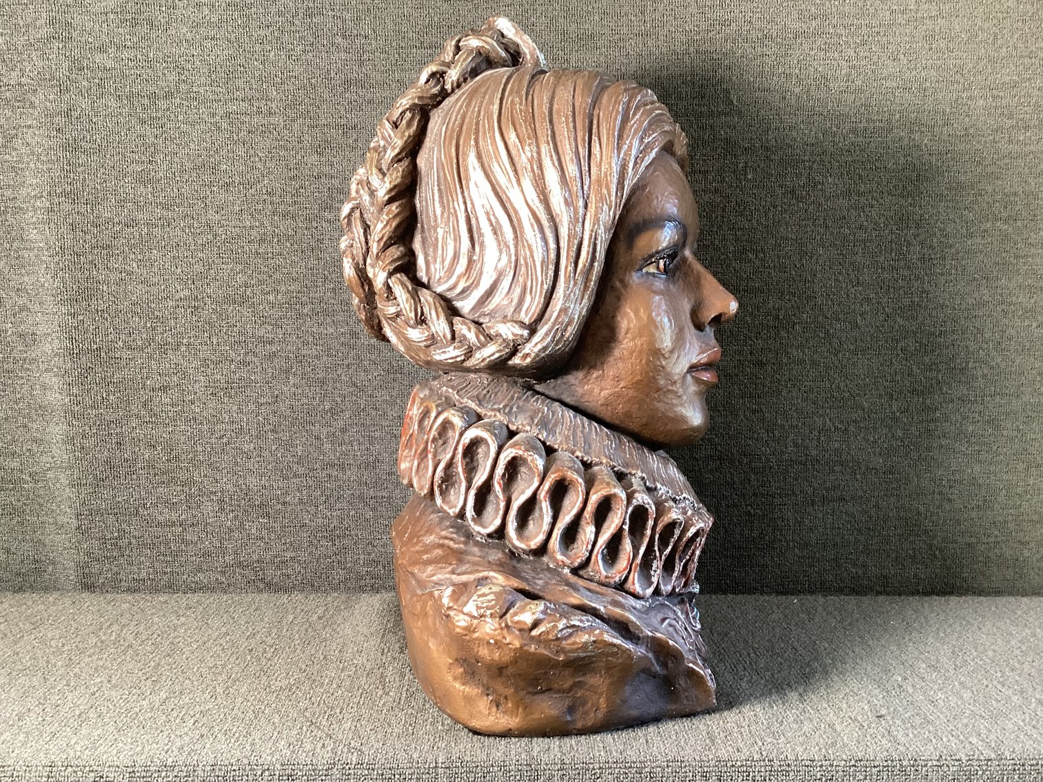 Image for Victorian Style Metal Bust