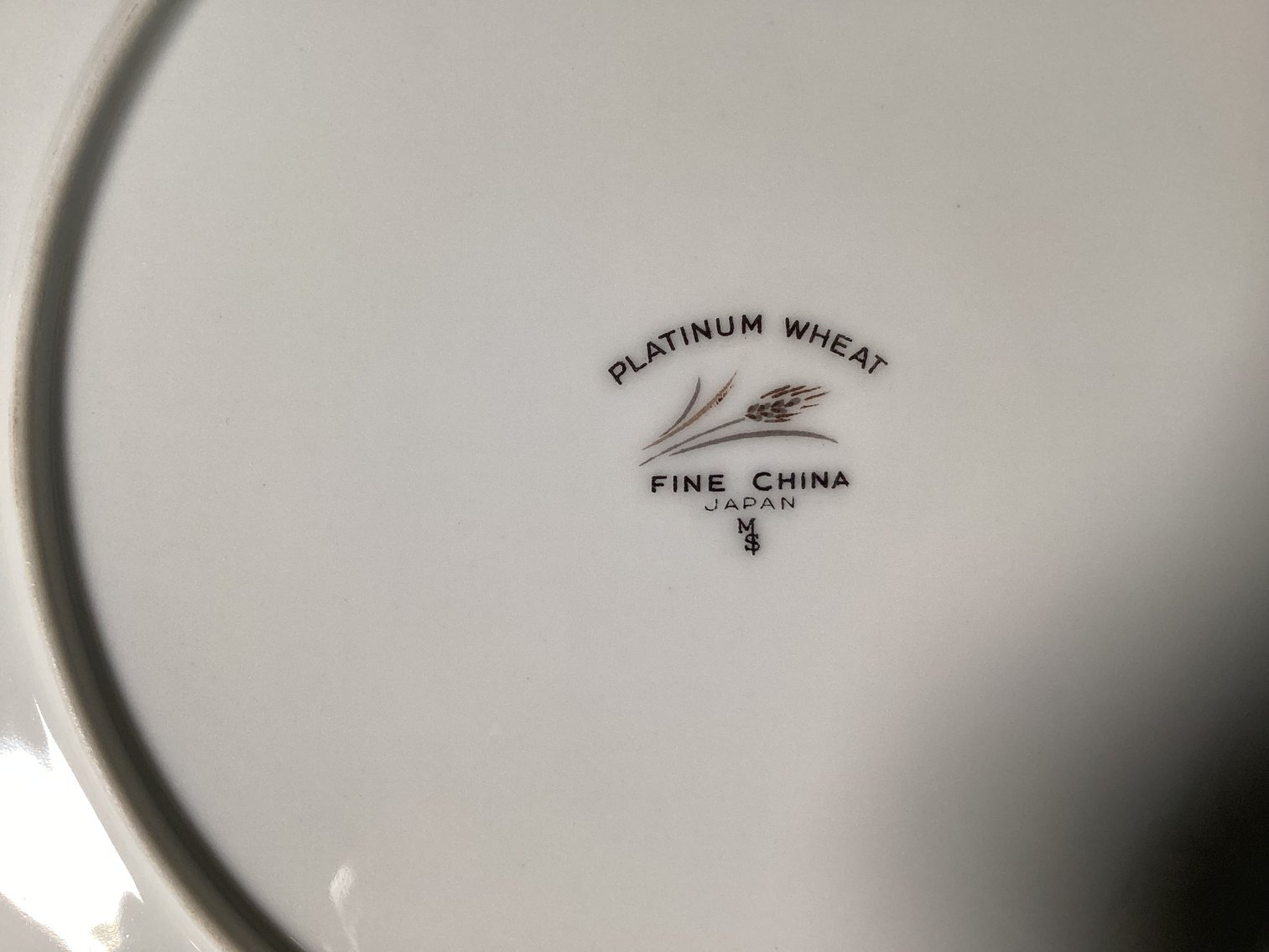 Image for “Platinum Wheat” Fine China