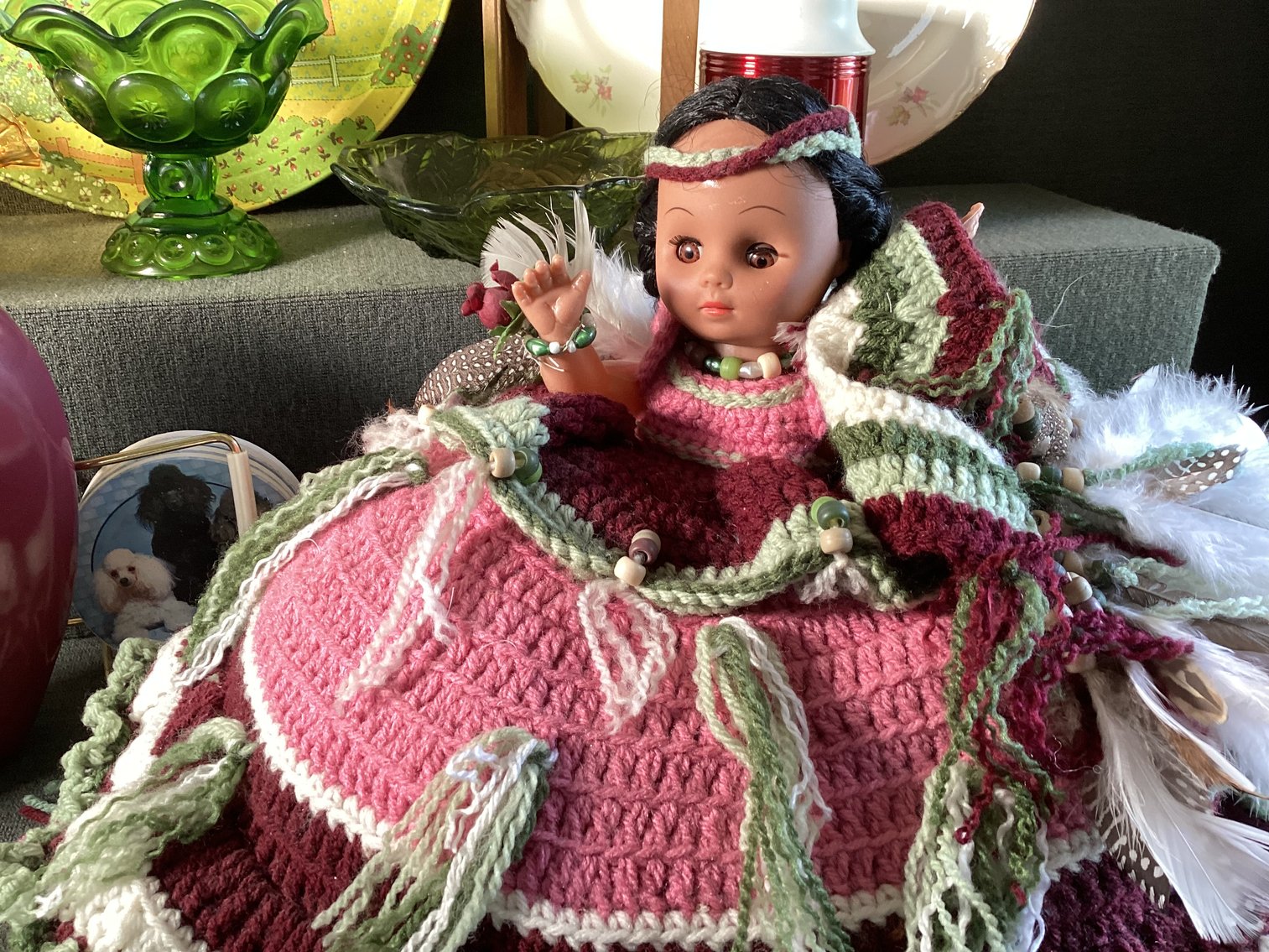 Image for Amber Ruffled Bowl and More