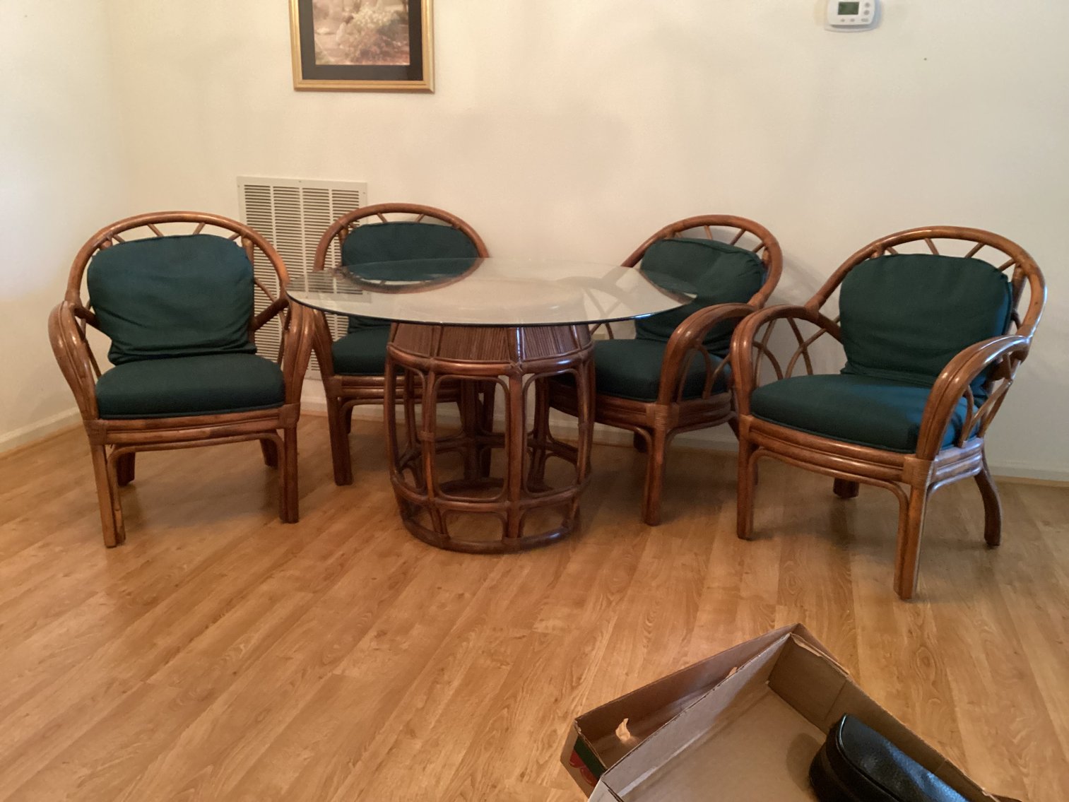 Image for Rattan Dining Table & Chairs