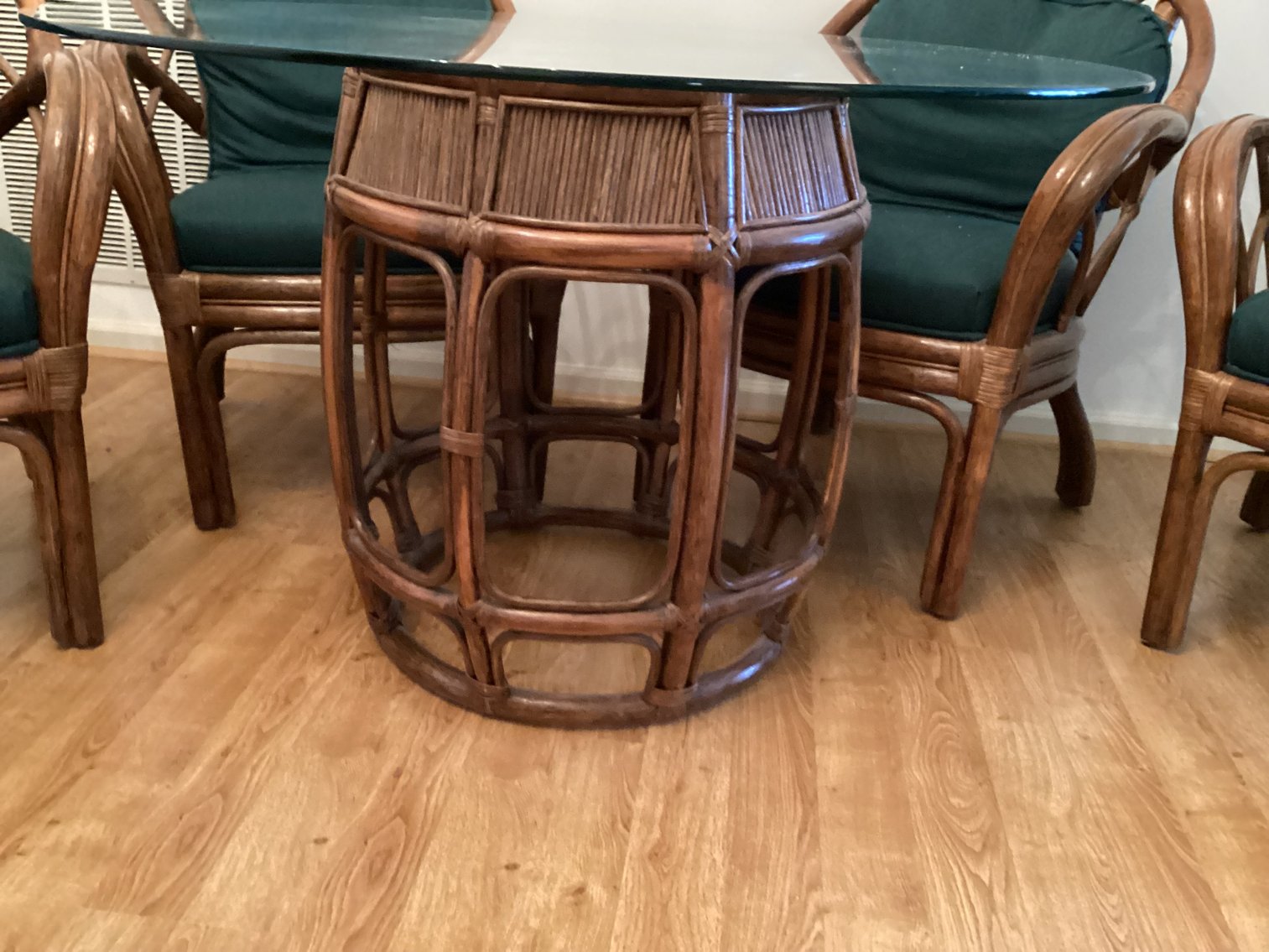Image for Rattan Dining Table & Chairs