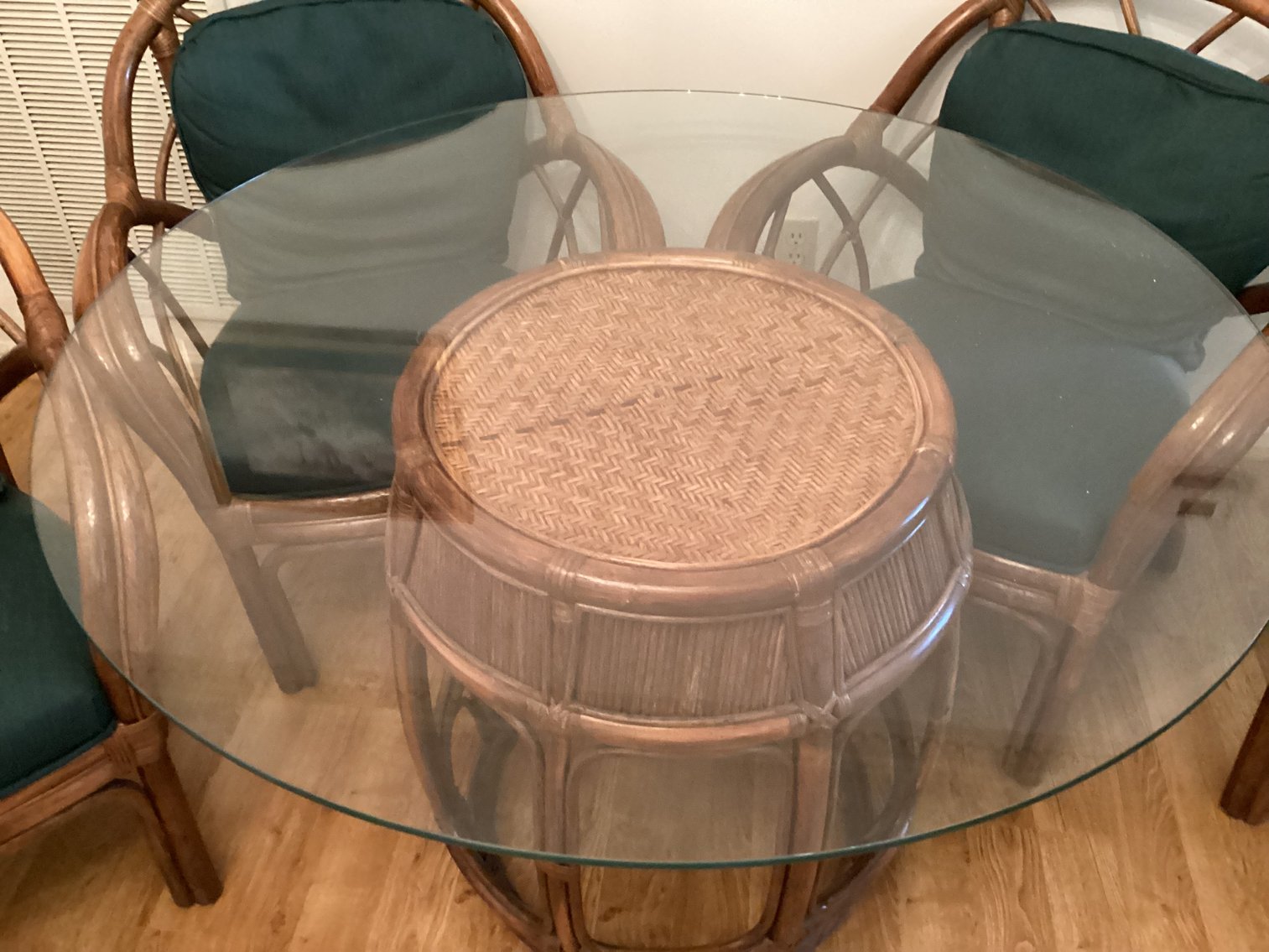 Image for Rattan Dining Table & Chairs