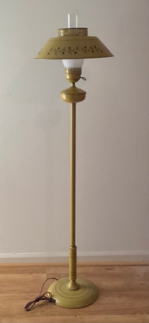 Image for Tole Painted Floor Lamp