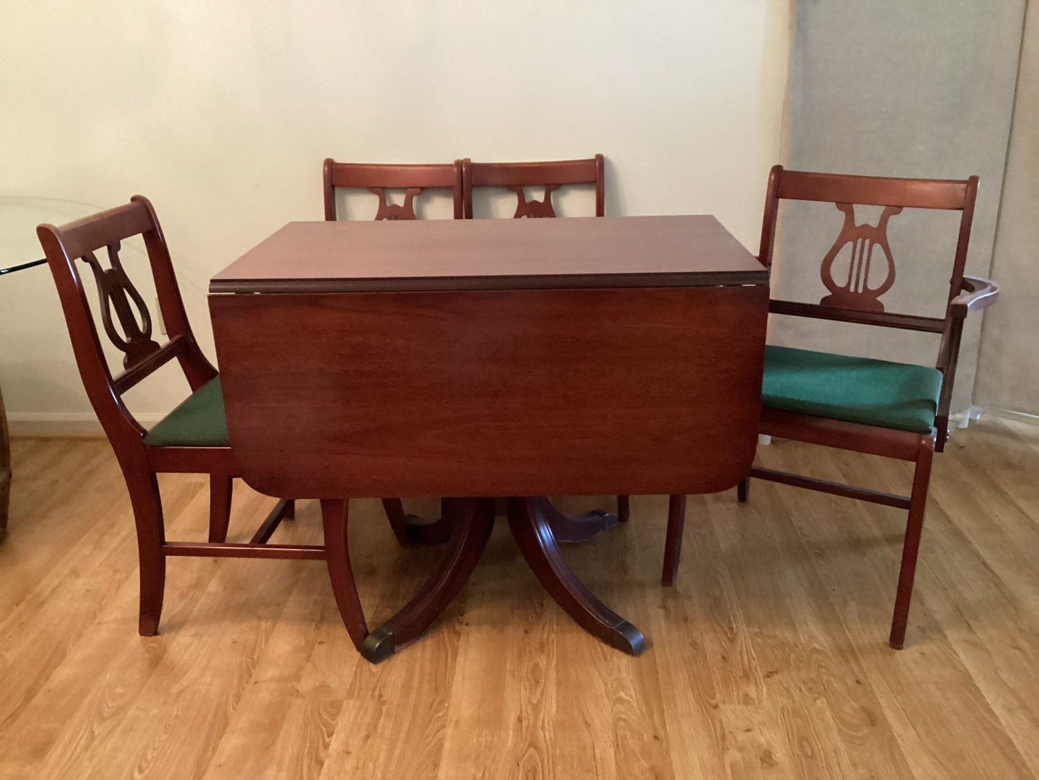 Image for Drop Leaf Table and 4 Chairs