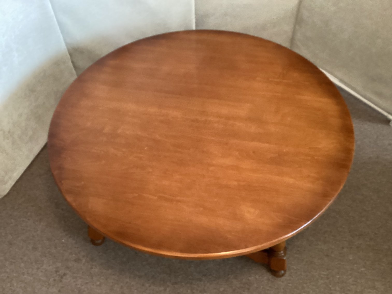 Image for Round Maple Coffee Table