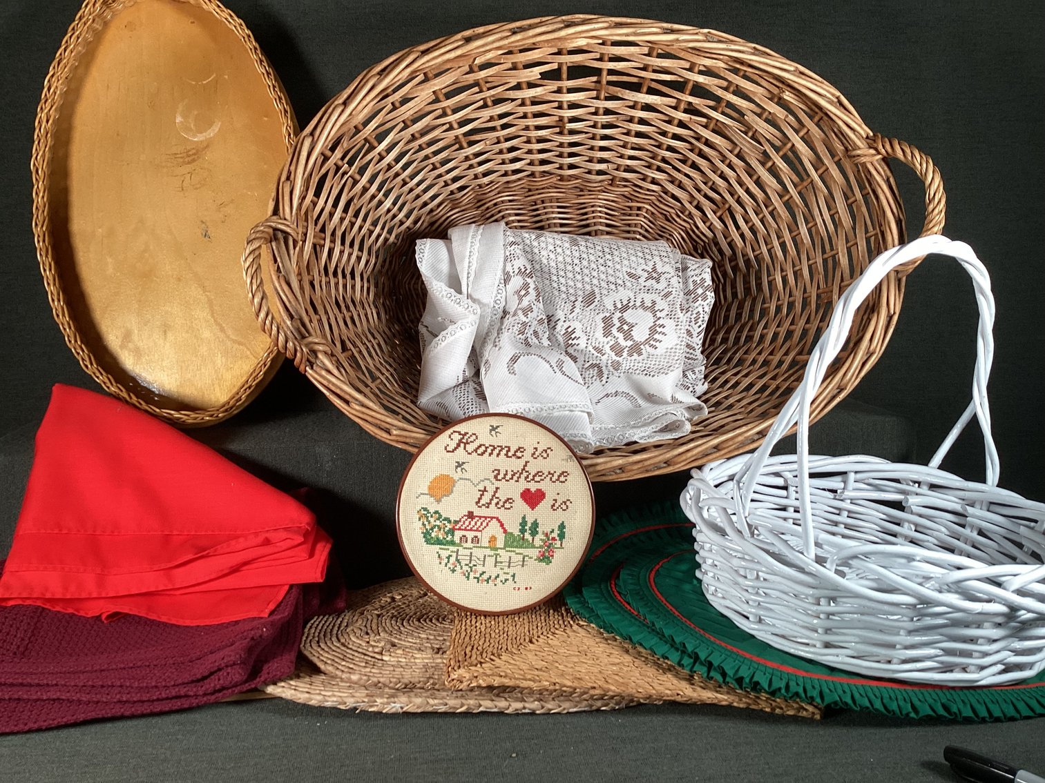 Image for Laundry Basket and Linens