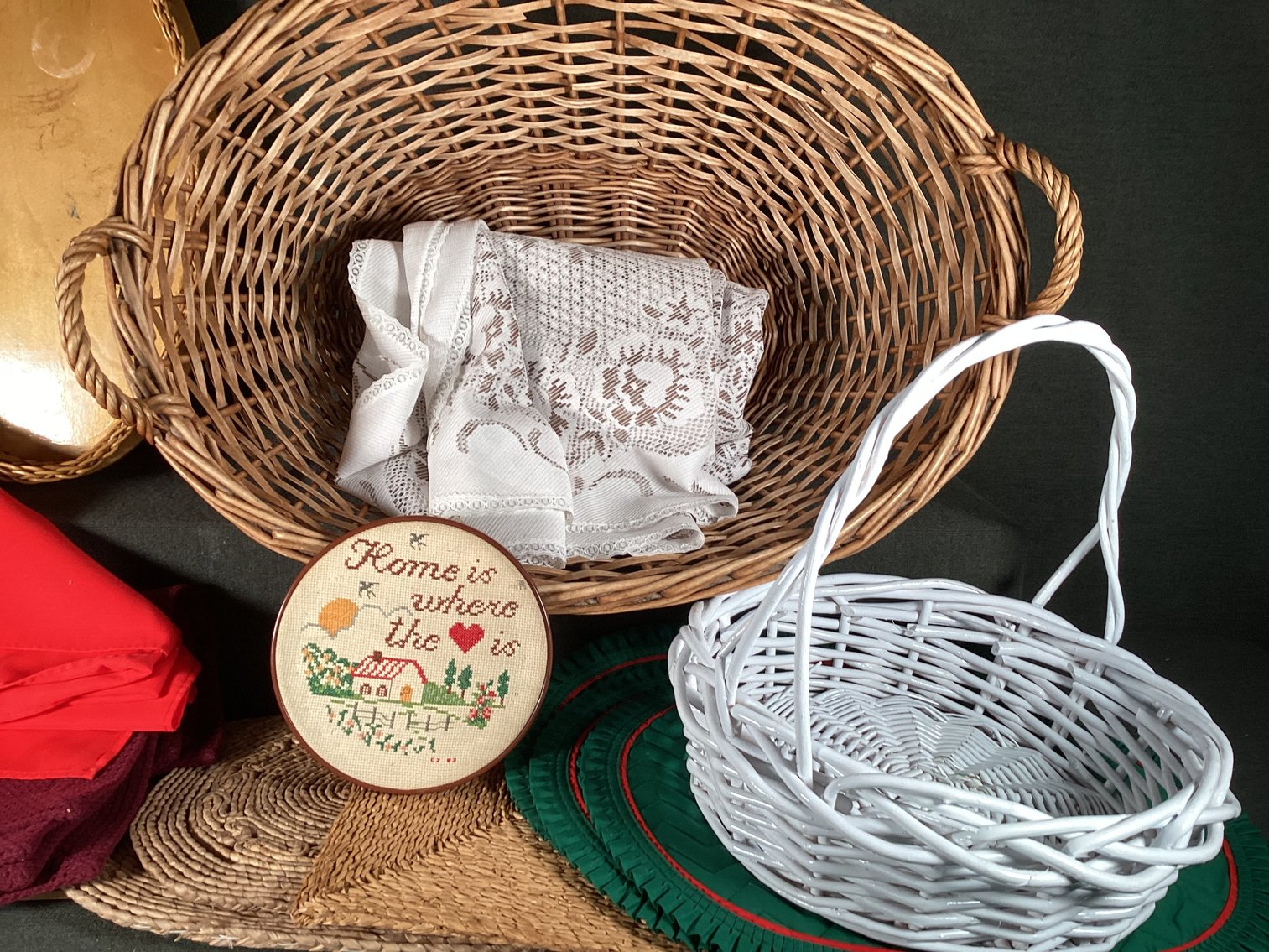 Image for Laundry Basket and Linens