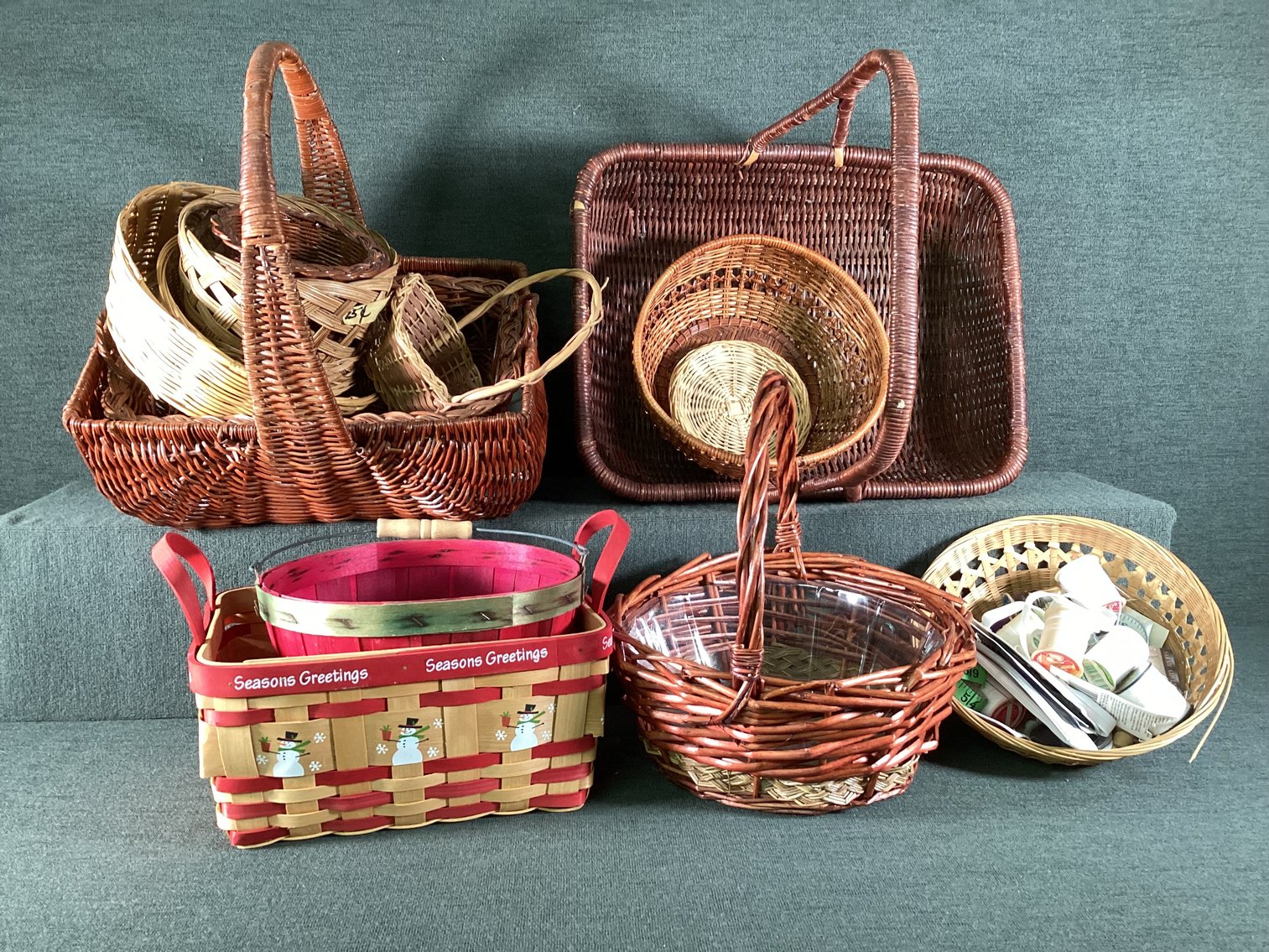 Image for Large Lot of Decorative Baskets