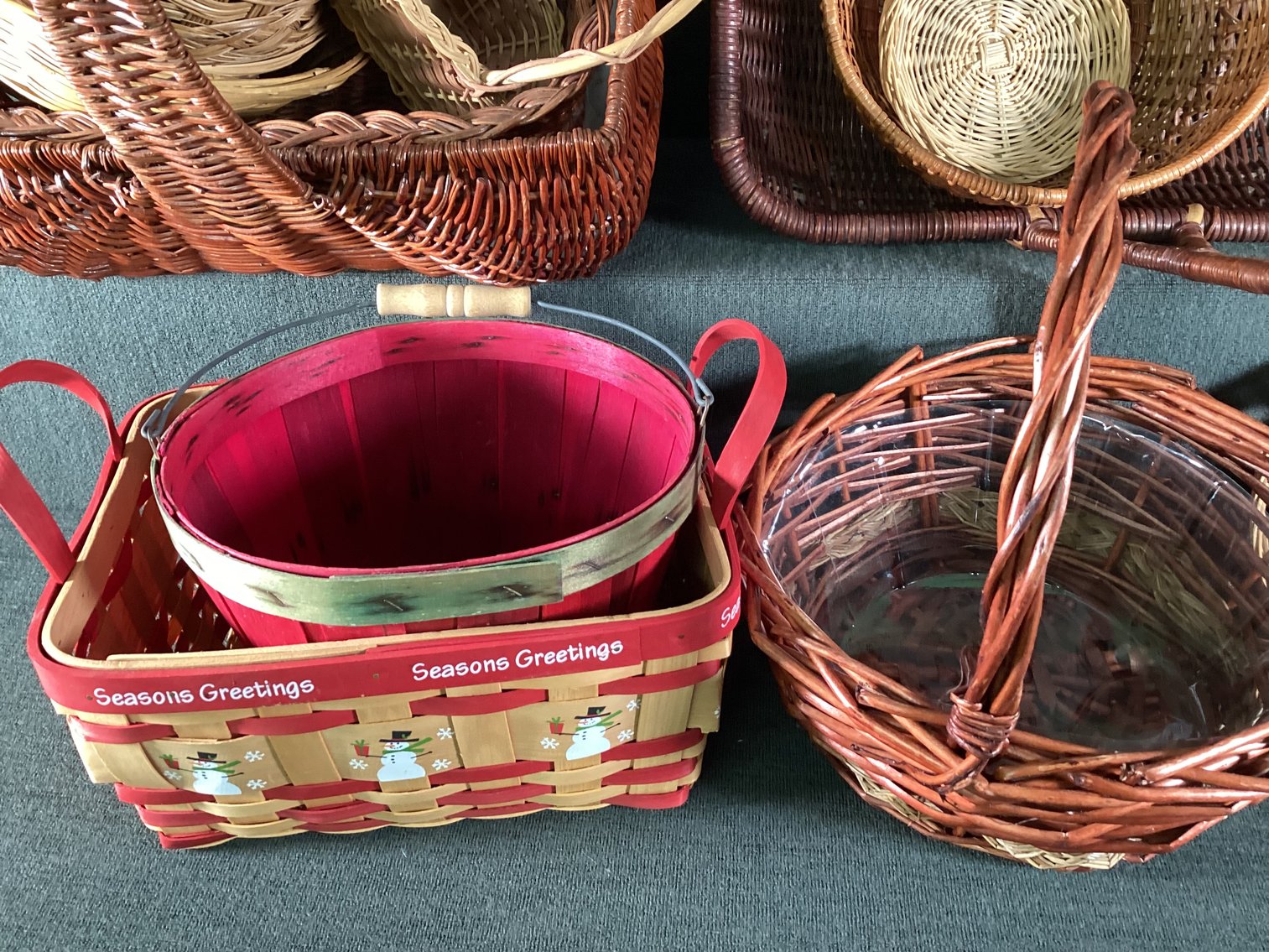 Image for Large Lot of Decorative Baskets