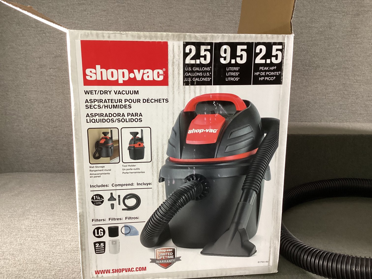 Image for Small Shop VAC with Attachments