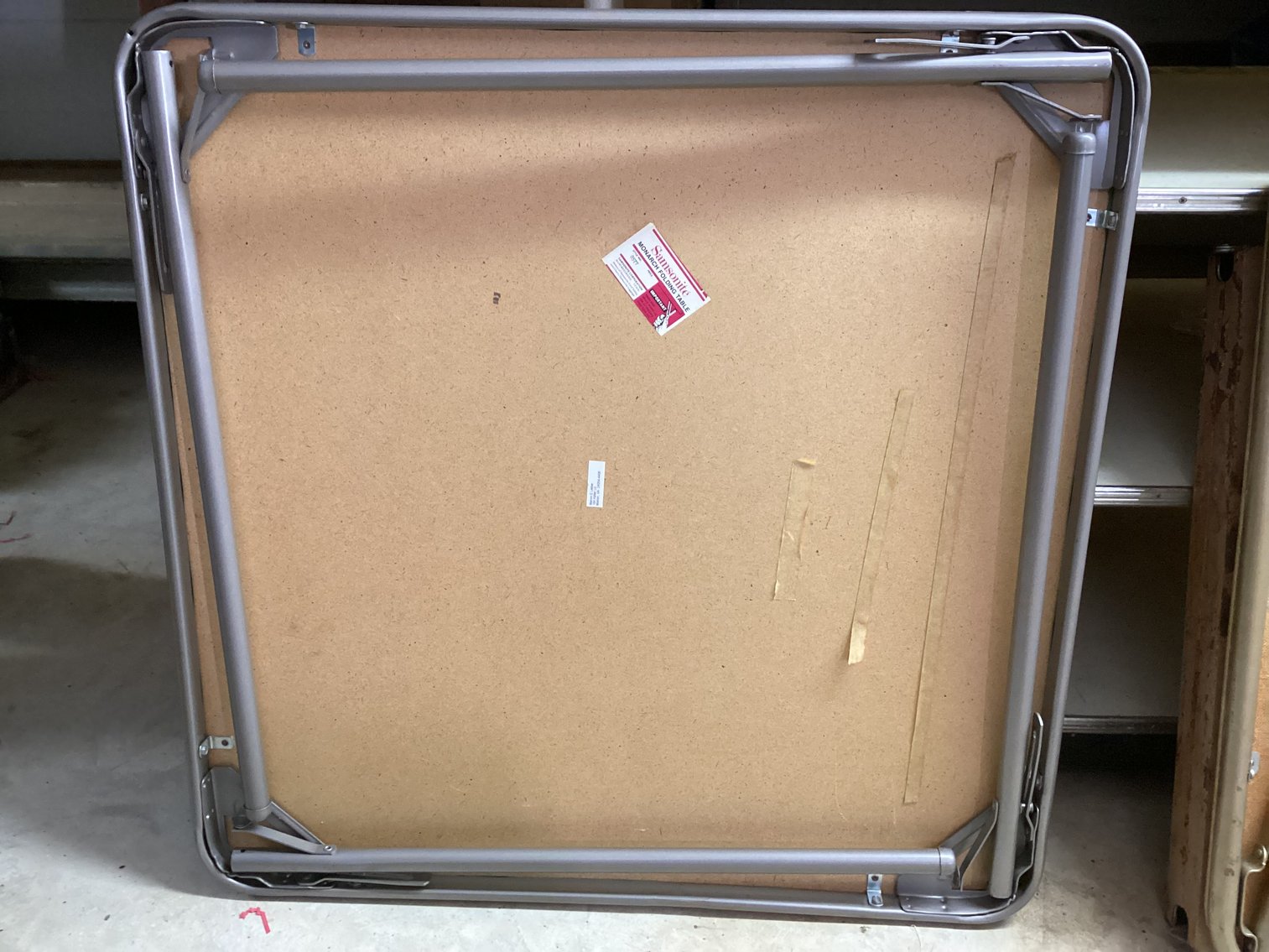 Image for Two Card Tables and a Metal Folding Table