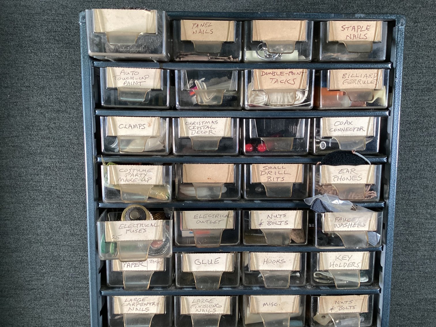 Image for Metal Cabinet with Plastic Drawers