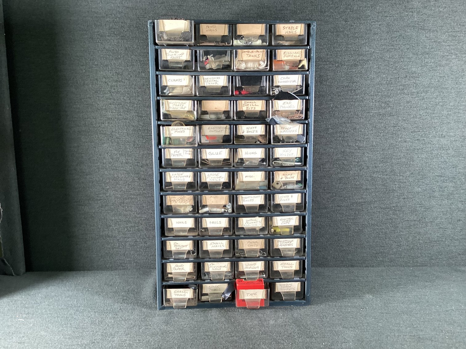 Image for Metal Cabinet with Plastic Drawers