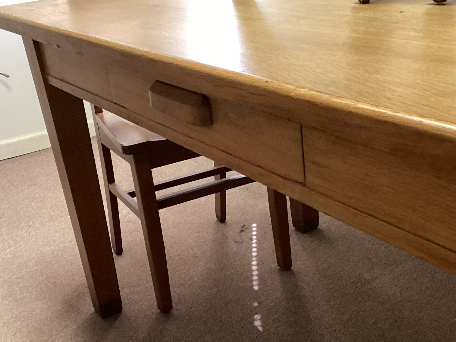 Image for Marion College Library Table & 6 Chairs