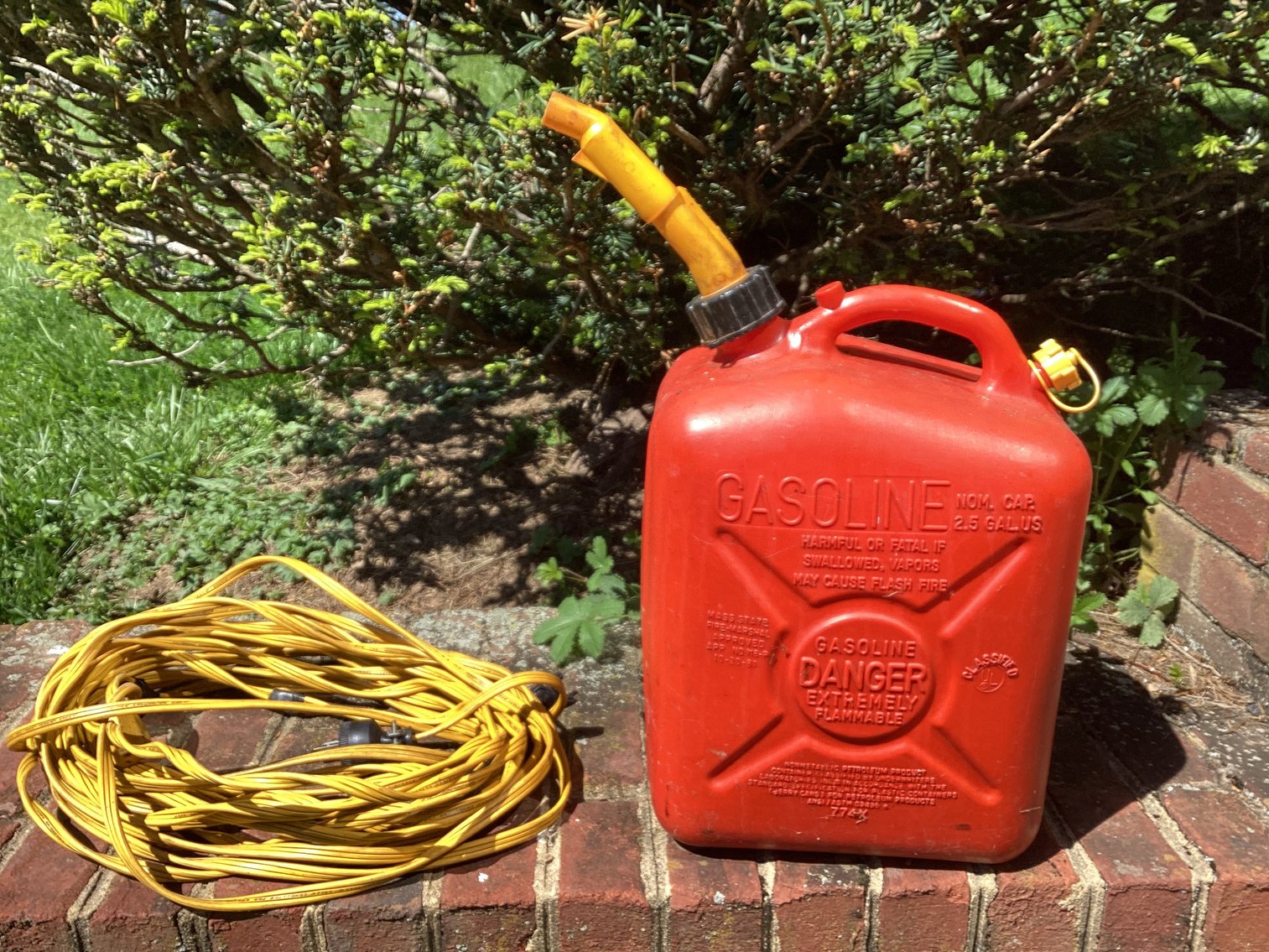 Image for Gas Can and Extension Cord