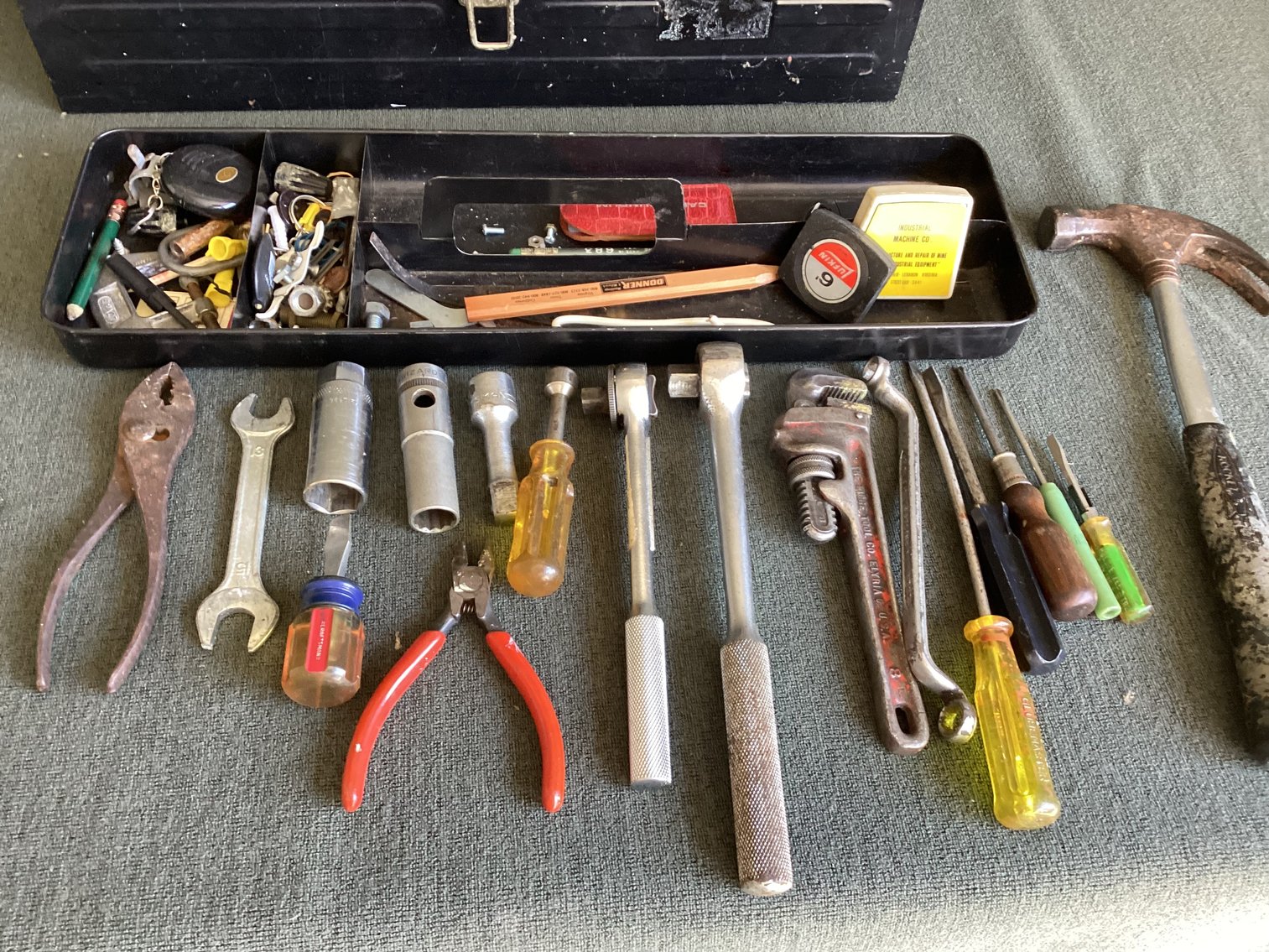 Image for Tool Box and Craftsman Socket Set