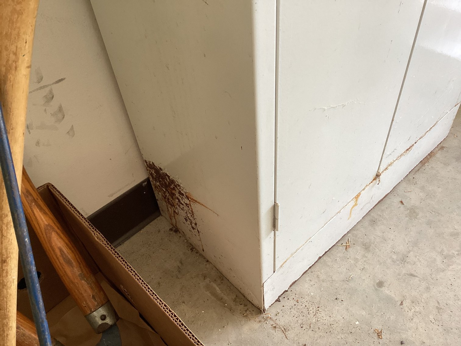 Image for White Metal Storage Cabinet