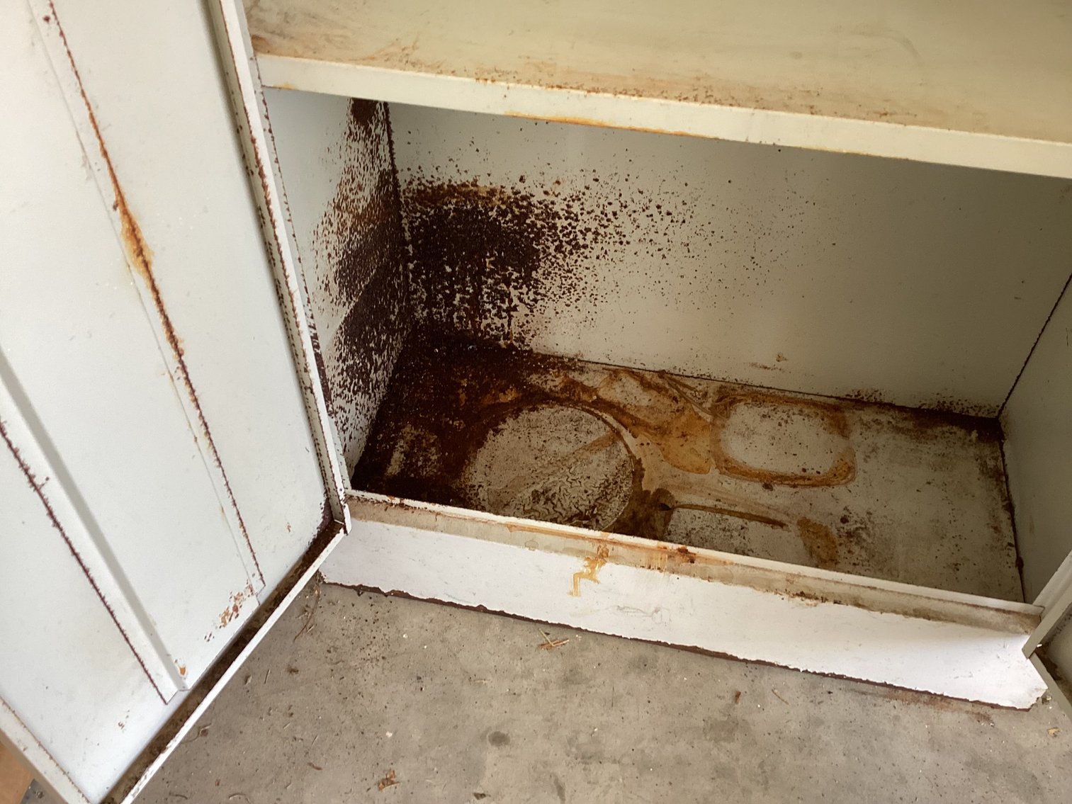 Image for White Metal Storage Cabinet