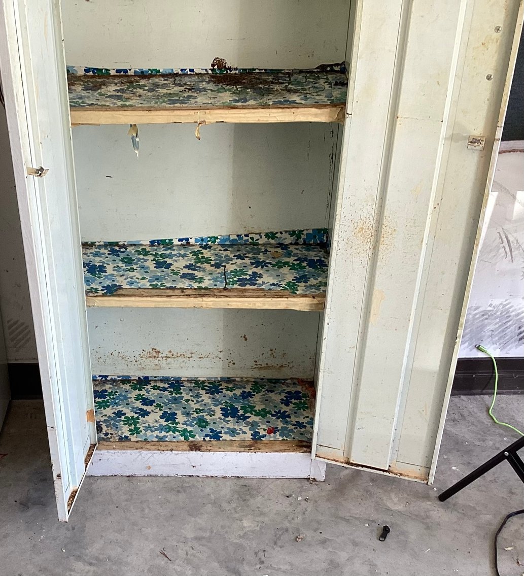 Image for White Metal Storage Cabinet