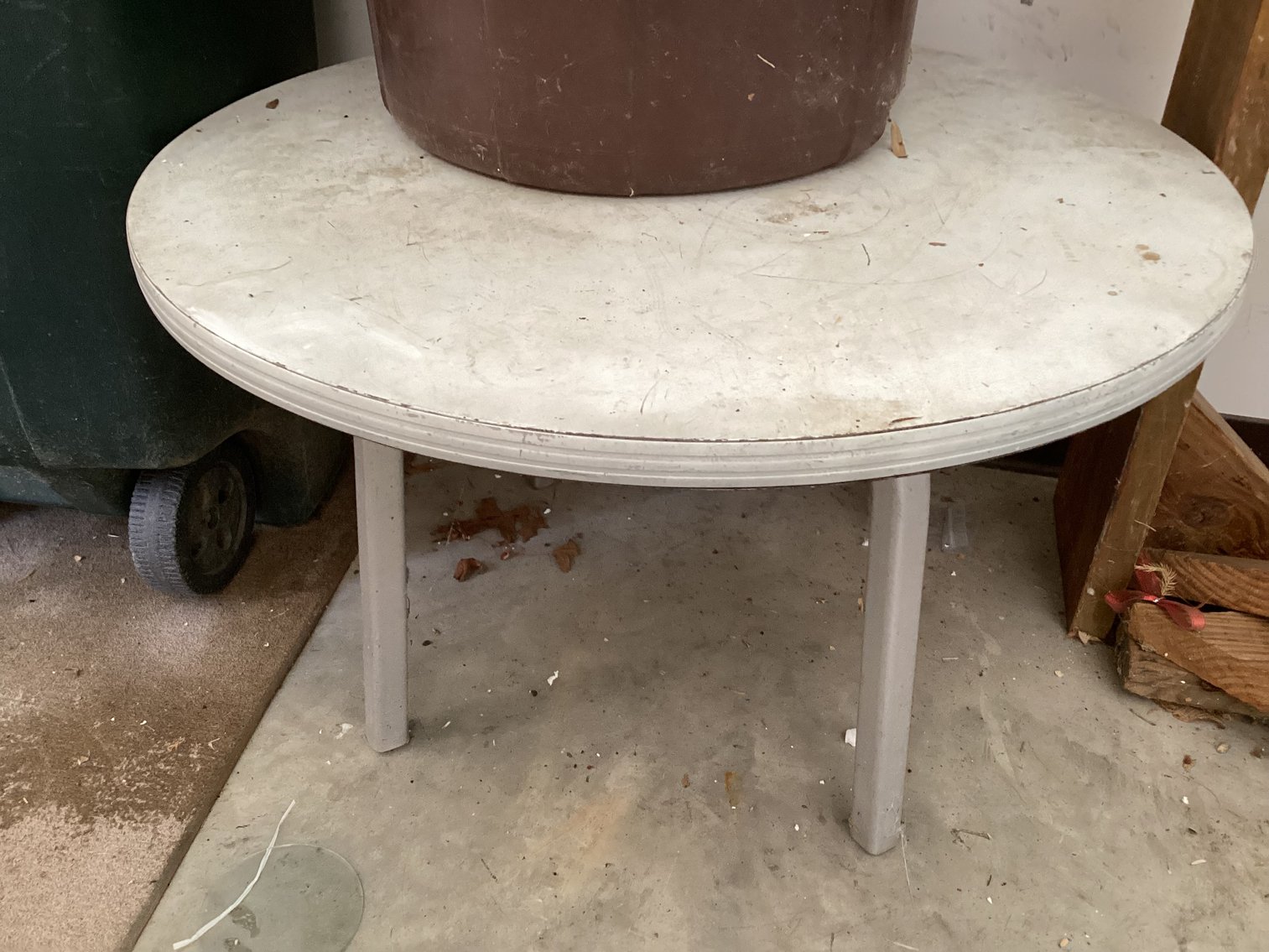 Image for Trash Cans and a Table