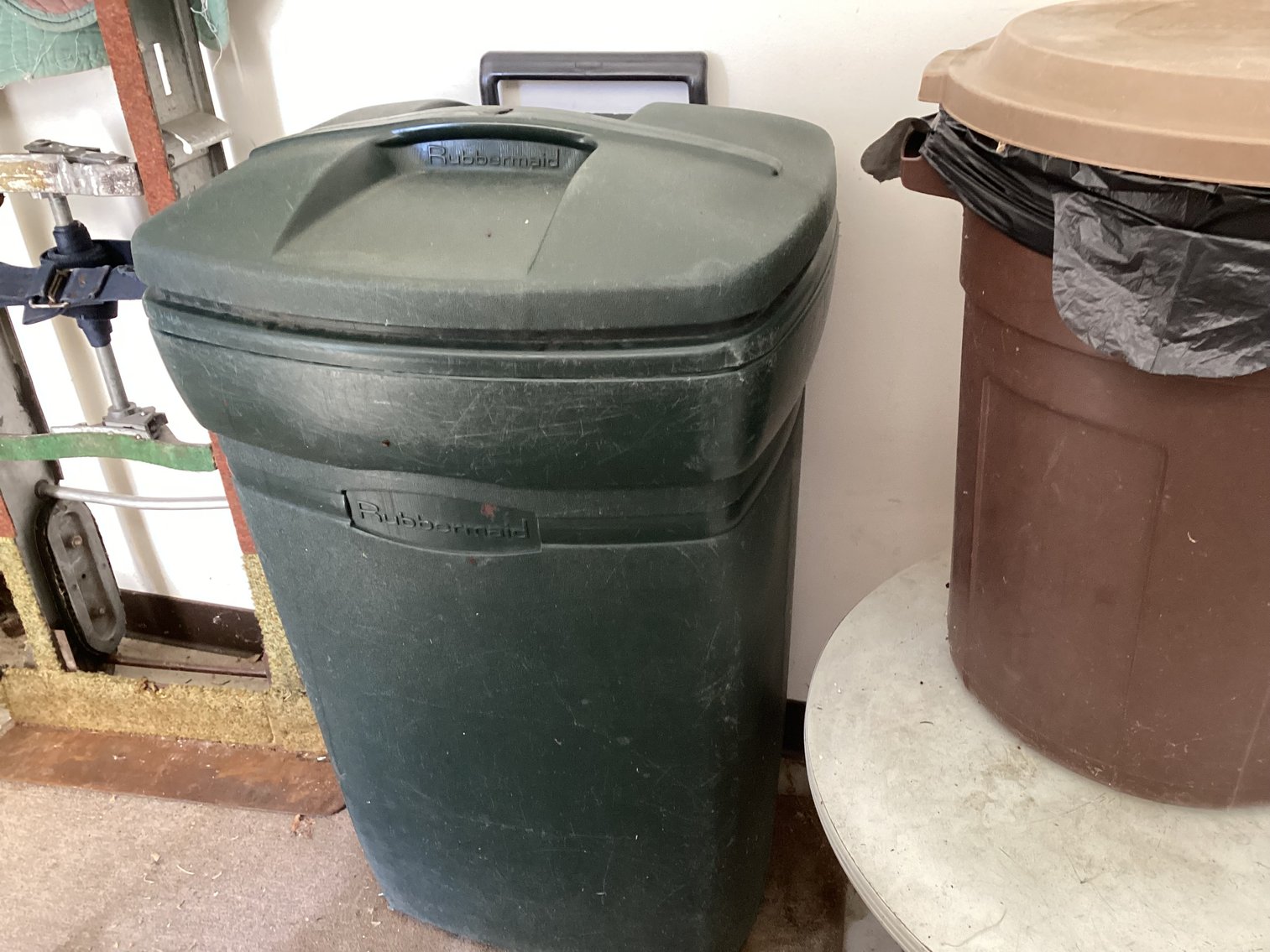 Image for Trash Cans and a Table