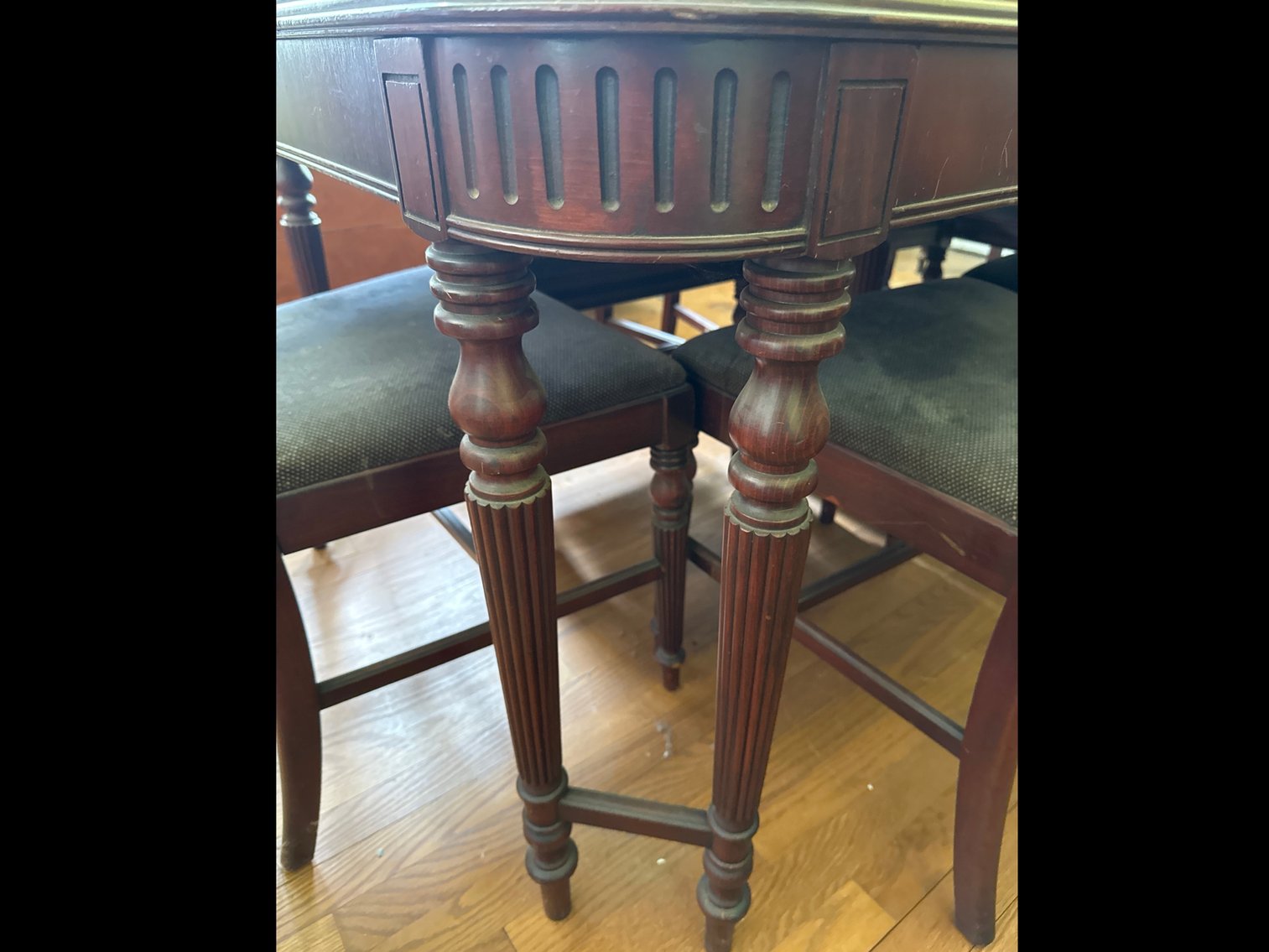 Image for Dining table with 6 chairs