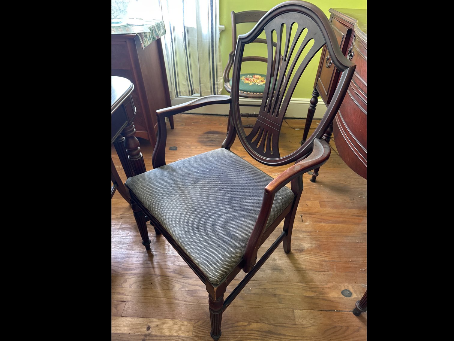 Image for Dining table with 6 chairs