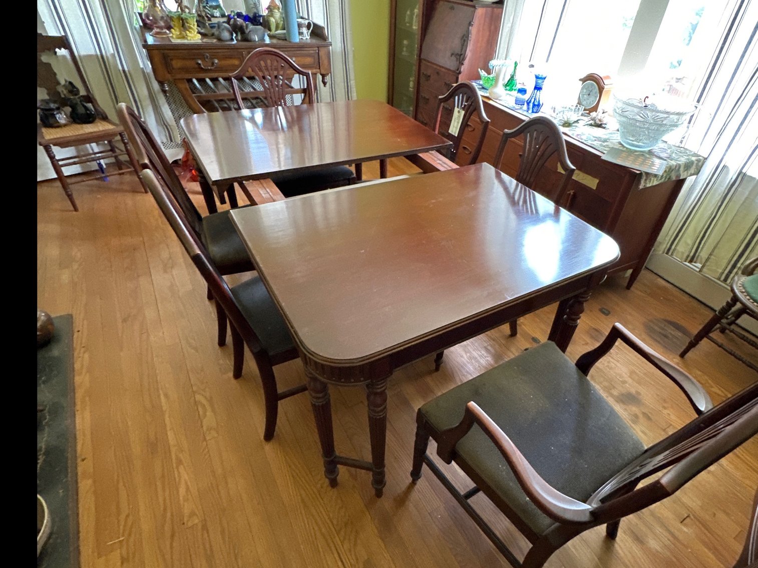 Image for Dining table with 6 chairs