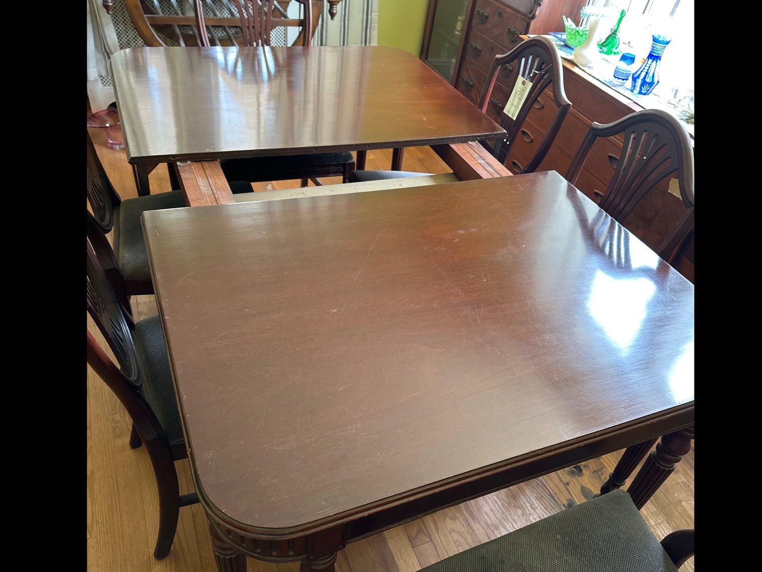 Image for Dining table with 6 chairs
